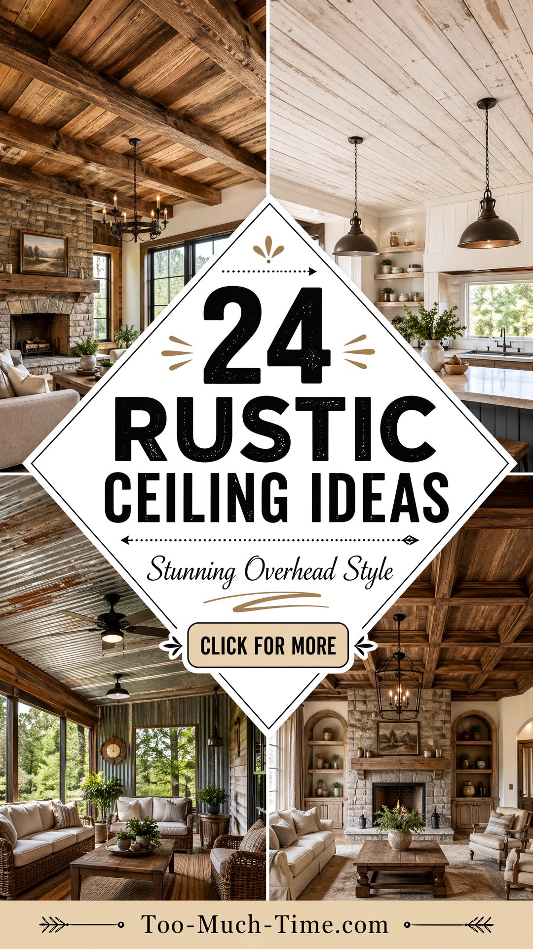 24 Rustic Ceiling Ideas Cozy Modern Living Ideas - 24 Rustic Ceiling Ideas: Cozy, Modern Living Ideas