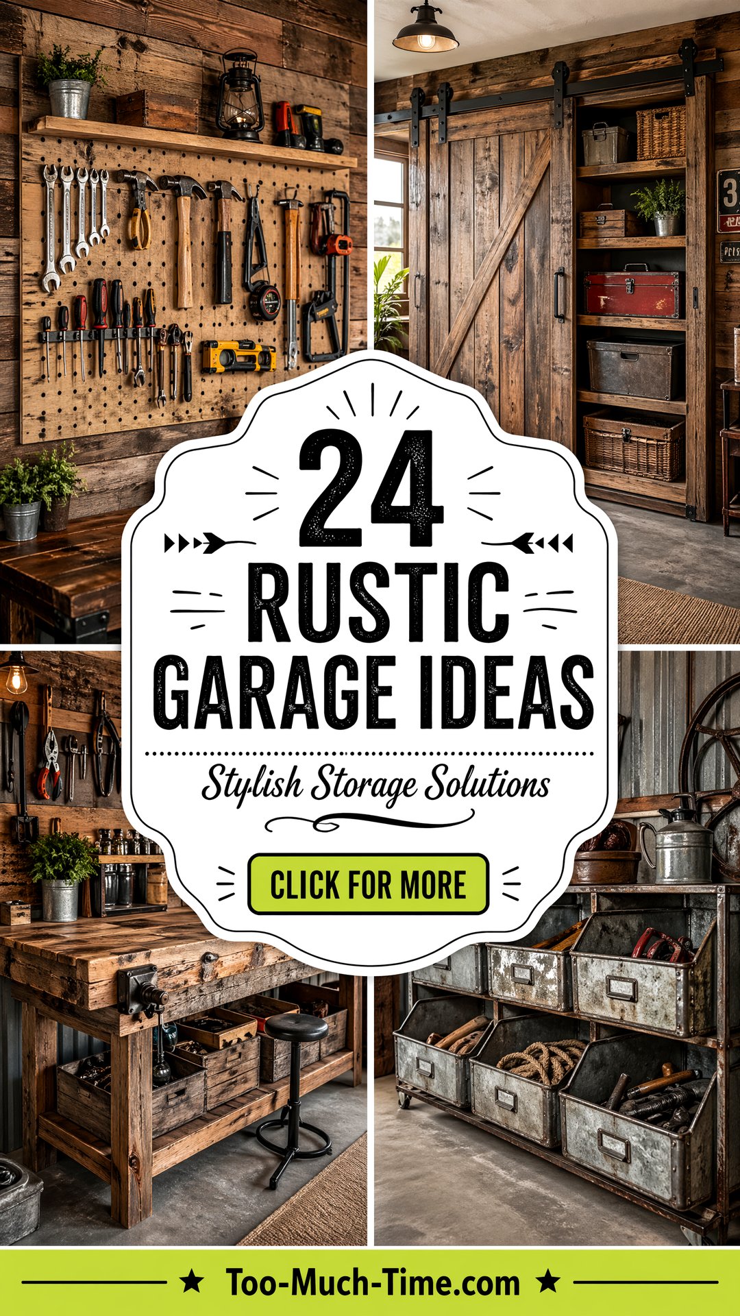 24 Rustic Garage Ideas for Organized Stylish Storage - 24 Rustic Garage Ideas for Organized, Stylish Storage