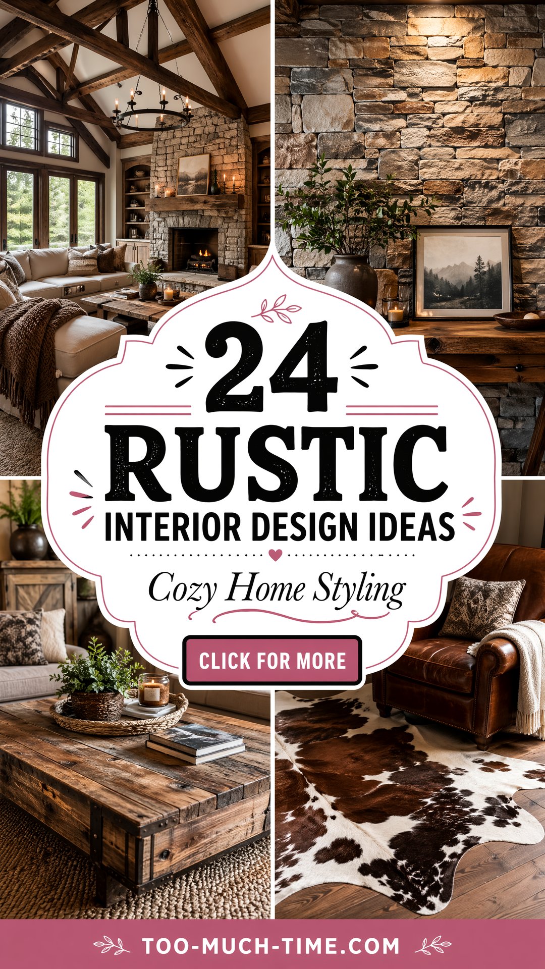 24 Rustic Interior Design Ideas for Cozy Homes Today - 24 Rustic Interior Design Ideas for Cozy Homes Today