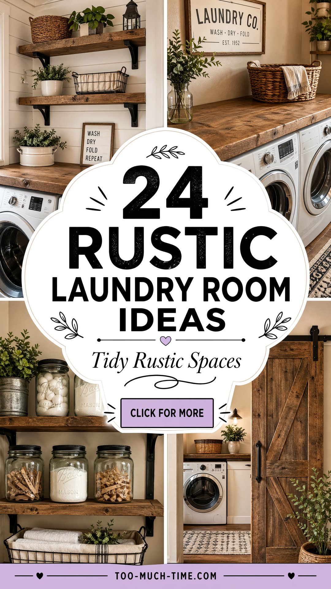 24 Rustic Laundry Room Ideas for Tidy Laundry Spaces - 24 Rustic Laundry Room Ideas for Tidy Laundry Spaces