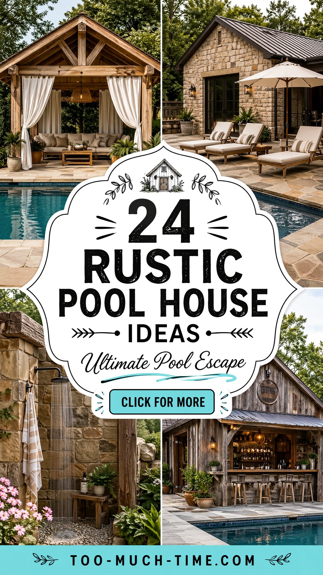24 Rustic Pool House Ideas Outdoor Retreat Styling - 24 Rustic Pool House Ideas: Outdoor Retreat Styling