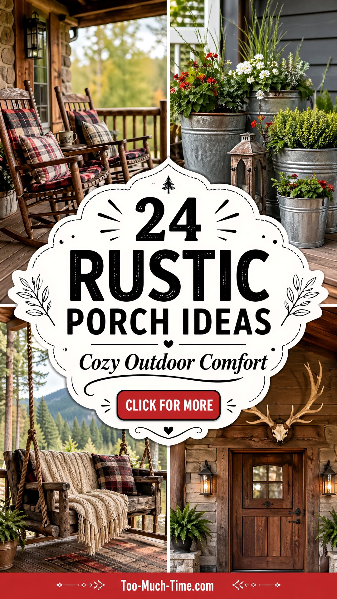 24 Rustic Porch Ideas for Cozy Outdoor Comfort Today - 24 Rustic Porch Ideas for Cozy Outdoor Comfort Today