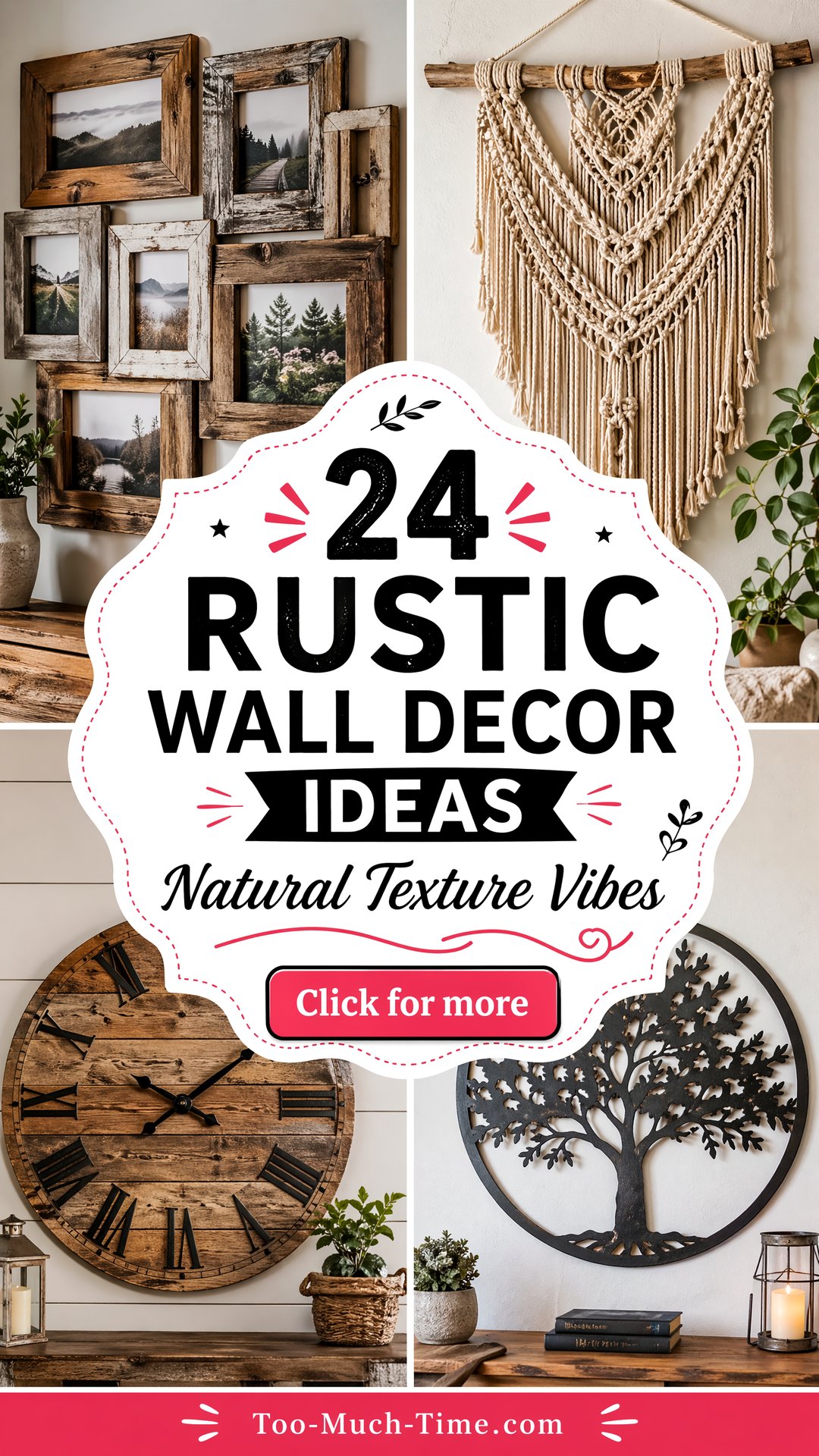 24 Rustic Wall Decor Ideas Natural Textures for Homes - 24 Rustic Wall Decor Ideas: Natural Textures for Homes