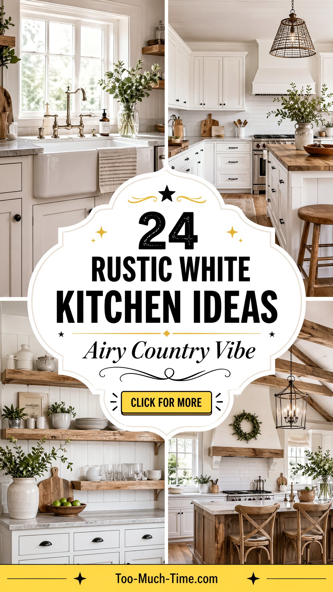 24 Rustic White Kitchen Ideas Airy Country Vibe Today - 24 Rustic White Kitchen Ideas: Airy Country Vibe Today