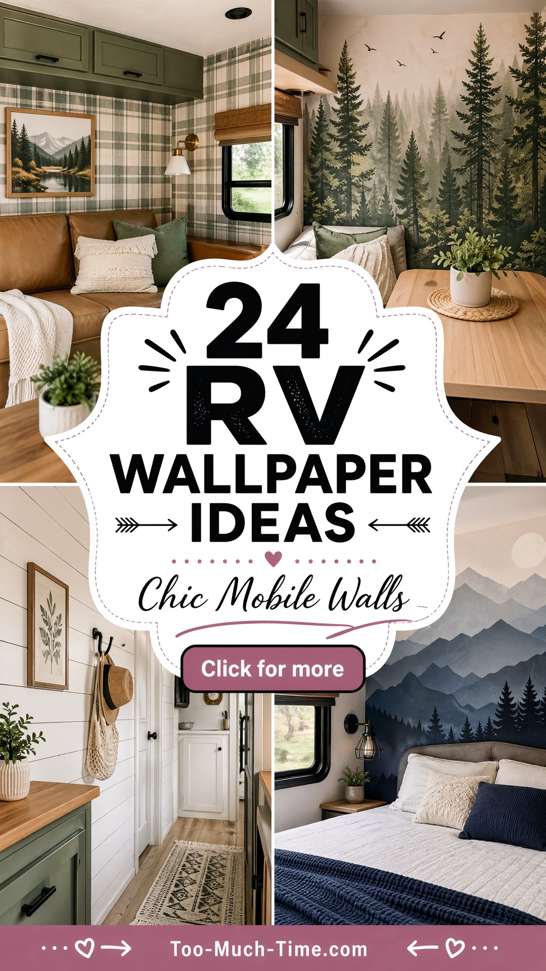 24 Rv Wallpaper Ideas Cabin Chic Walls for Mobile - 24 Rv Wallpaper Ideas: Cabin Chic Walls for Mobile