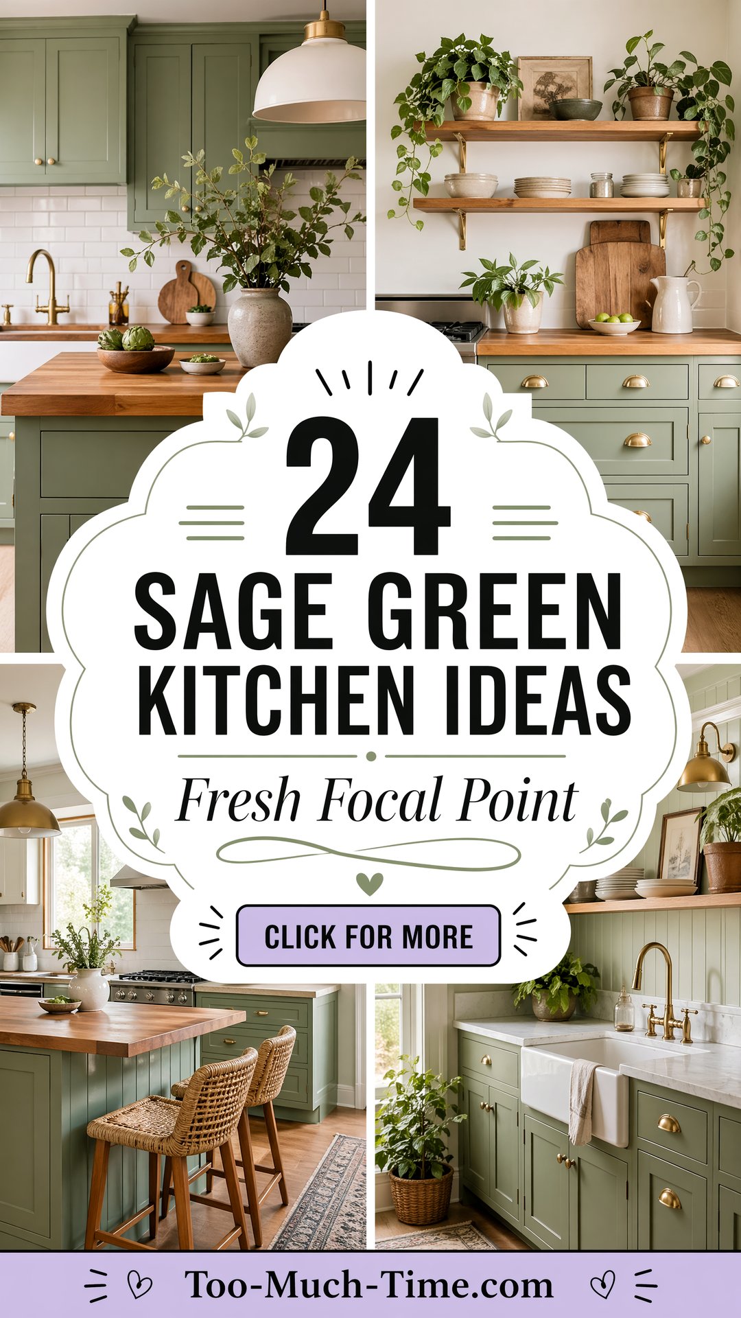24 Sage Green Kitchen Ideas Fresh Focal Point - 24 Sage Green Kitchen Ideas: Fresh Focal Point