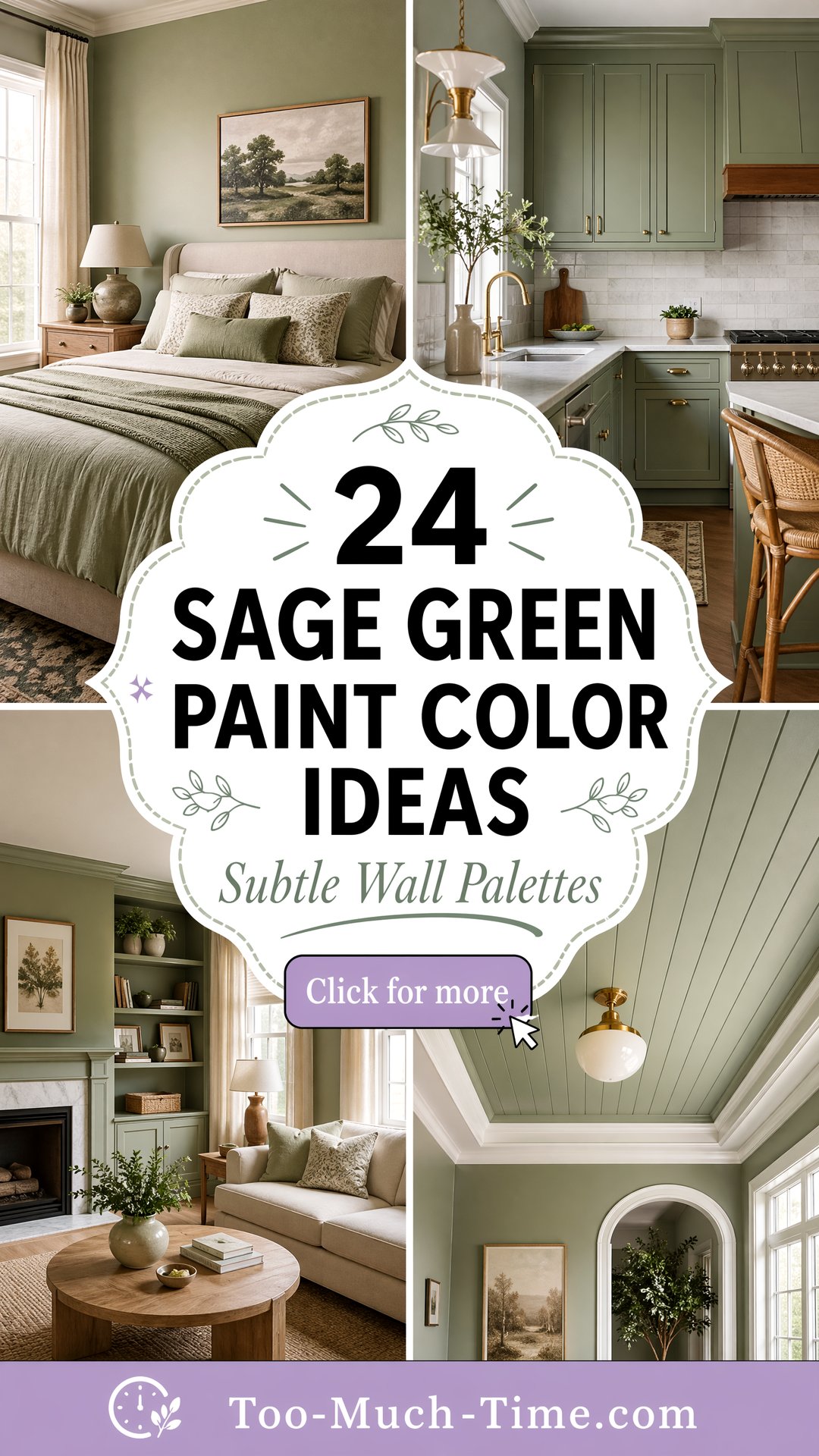 24 Sage Green Paint Color Ideas Subtle Wall Palettes - 24 Sage Green Paint Color Ideas: Subtle Wall Palettes