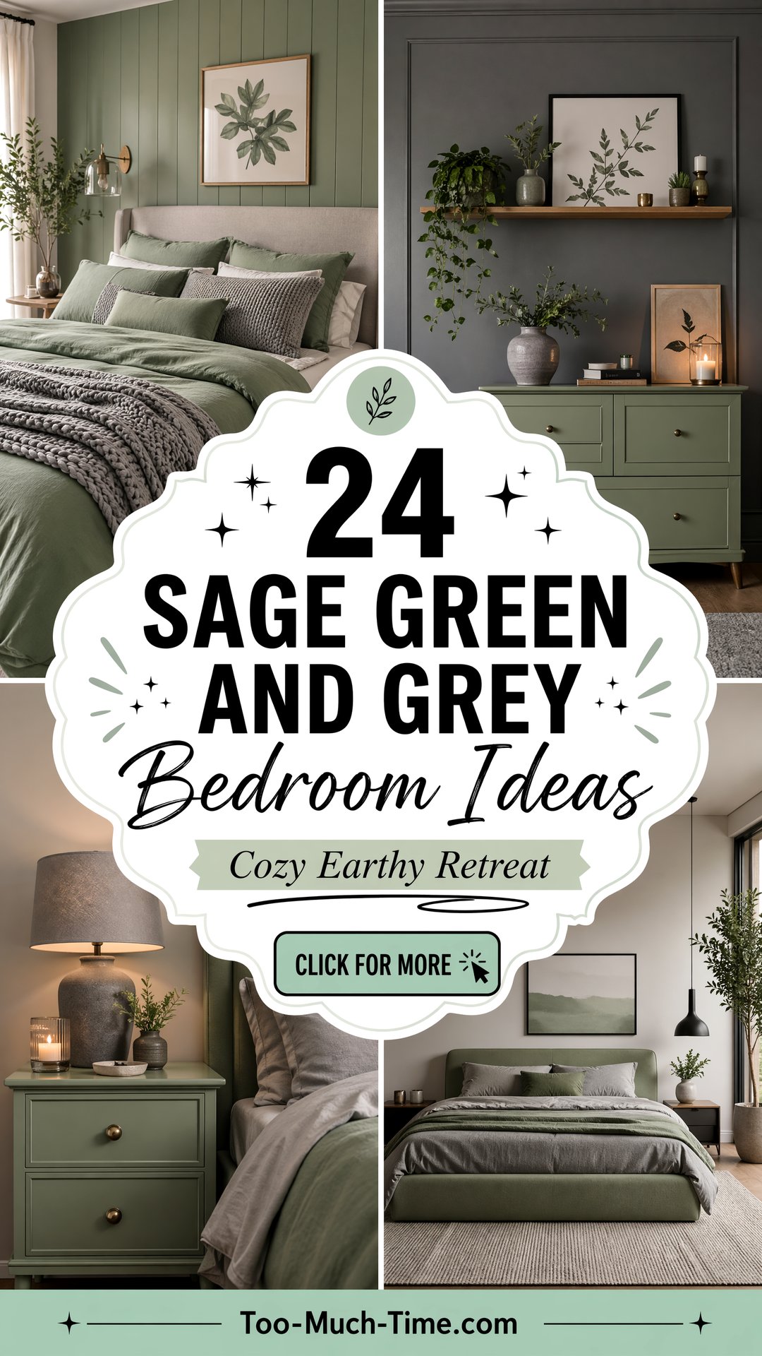 24 Sage Green and Grey Bedroom Ideas Cozy Retreats - 24 Sage Green and Grey Bedroom Ideas: Cozy Retreats