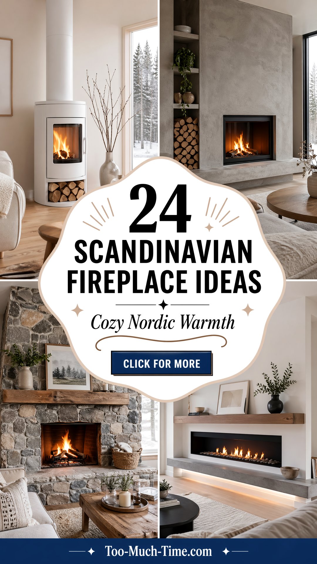 24 Scandinavian Fireplace Ideas Cozy Centerpiece Ideas - 24 Scandinavian Fireplace Ideas: Cozy Centerpiece Ideas
