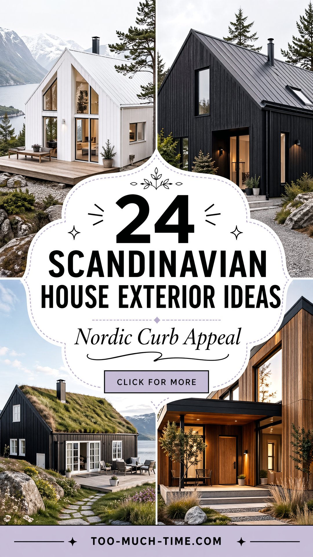 24 Scandinavian House Exterior Ideas Curb Appeal - 24 Scandinavian House Exterior Ideas: Curb Appeal
