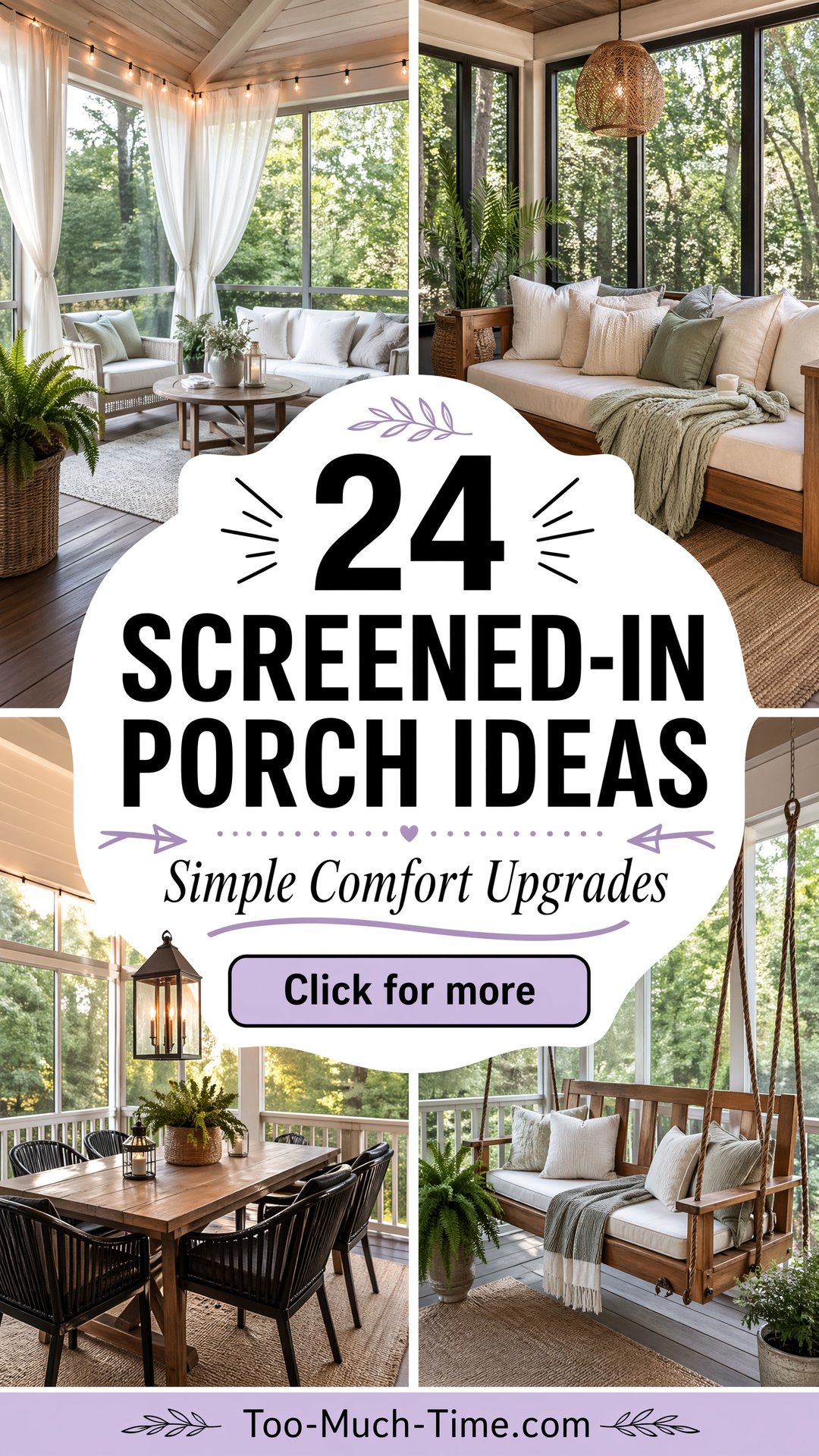 24 Screened-in Porch Ideas Simple Comfort Upgrades - 24 Screened-in Porch Ideas: Simple Comfort Upgrades