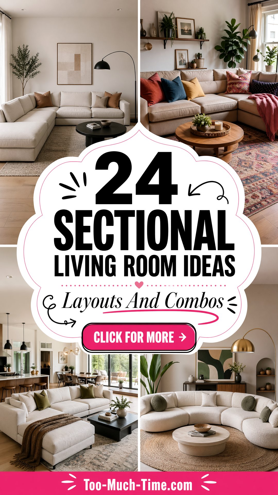 24 Sectional Living Room Ideas Layouts and Combos - 24 Sectional Living Room Ideas: Layouts and Combos