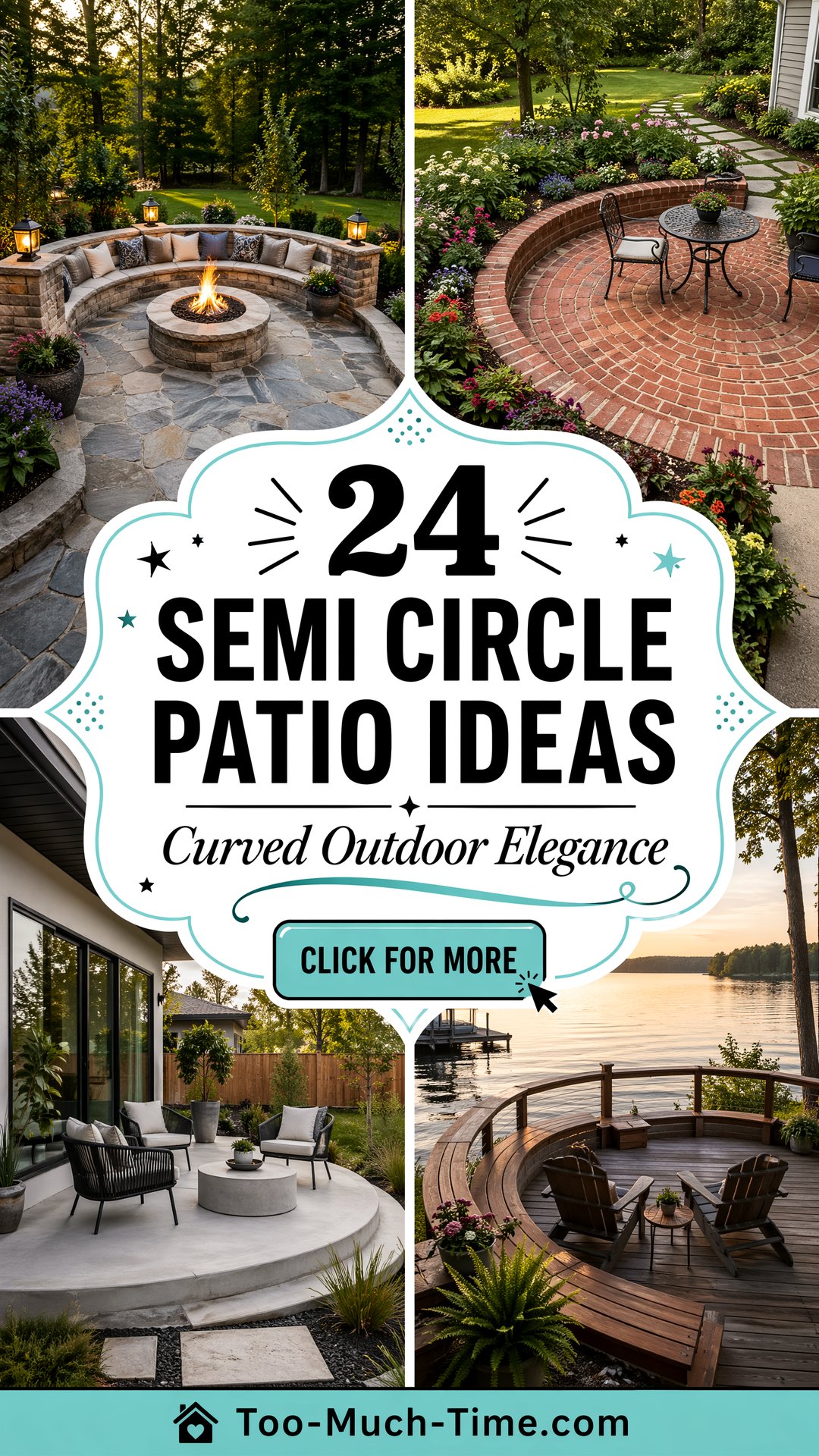 24 Semi Circle Patio Ideas and Inspiration for Outdoor - 24 Semi Circle Patio Ideas and Inspiration for Outdoor