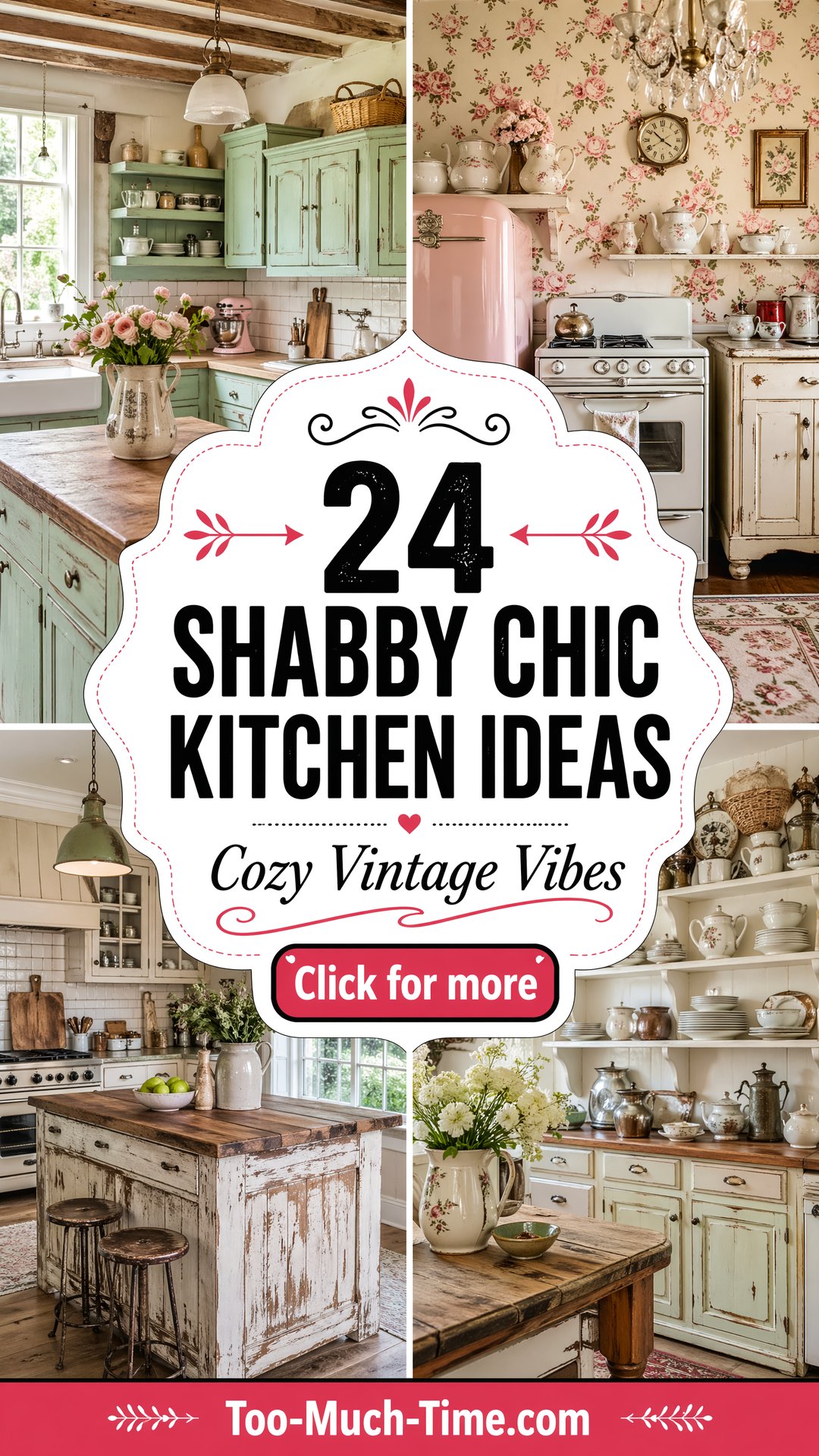 24 Shabby Chic Kitchen Ideas Cozy Vintage Vibes Now - 24 Shabby Chic Kitchen Ideas: Cozy Vintage Vibes Now