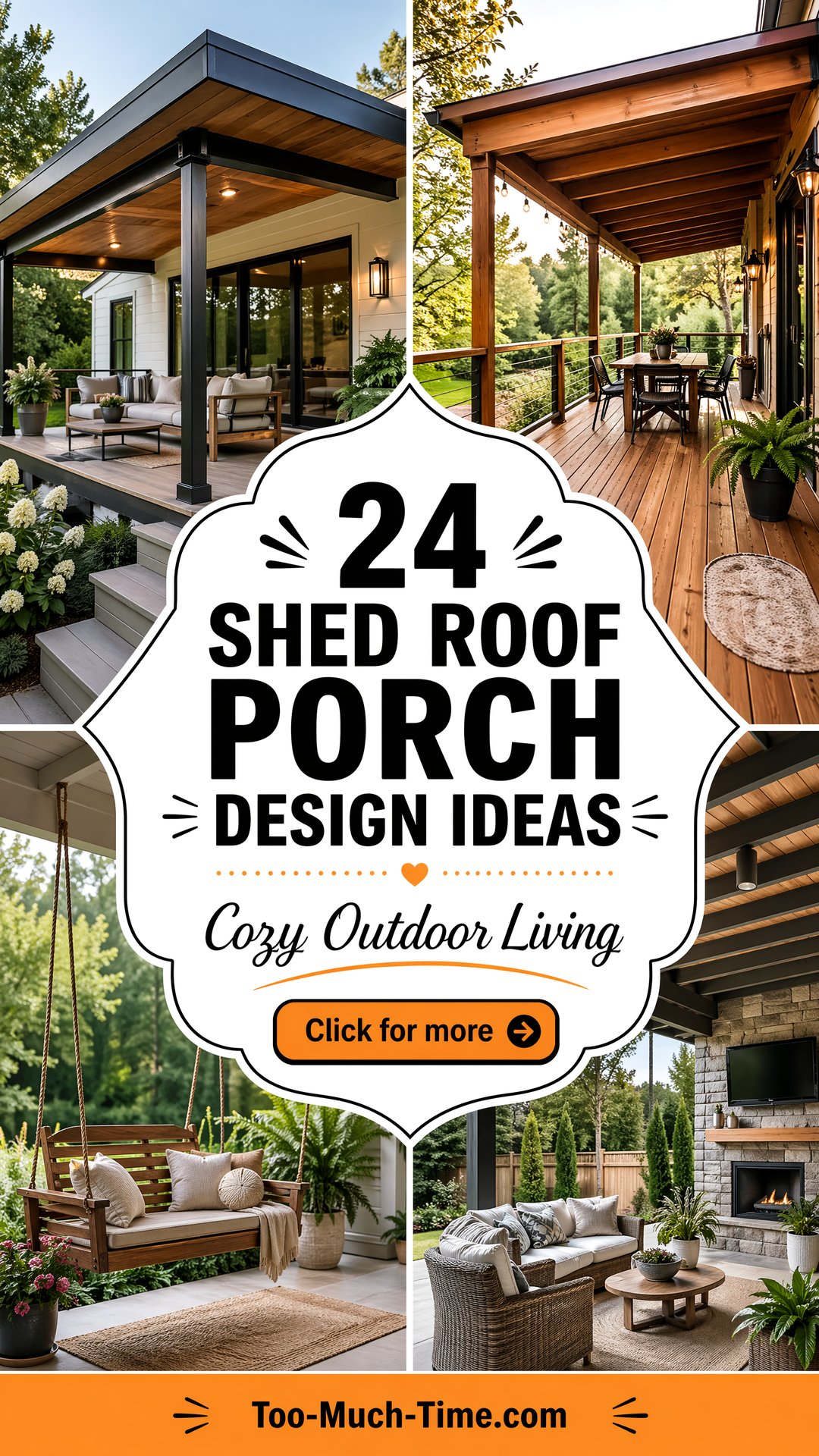 24 Shed Roof Porch Design Ideas for Cozy Outdoor Living - 24 Shed Roof Porch Design Ideas for Cozy Outdoor Living
