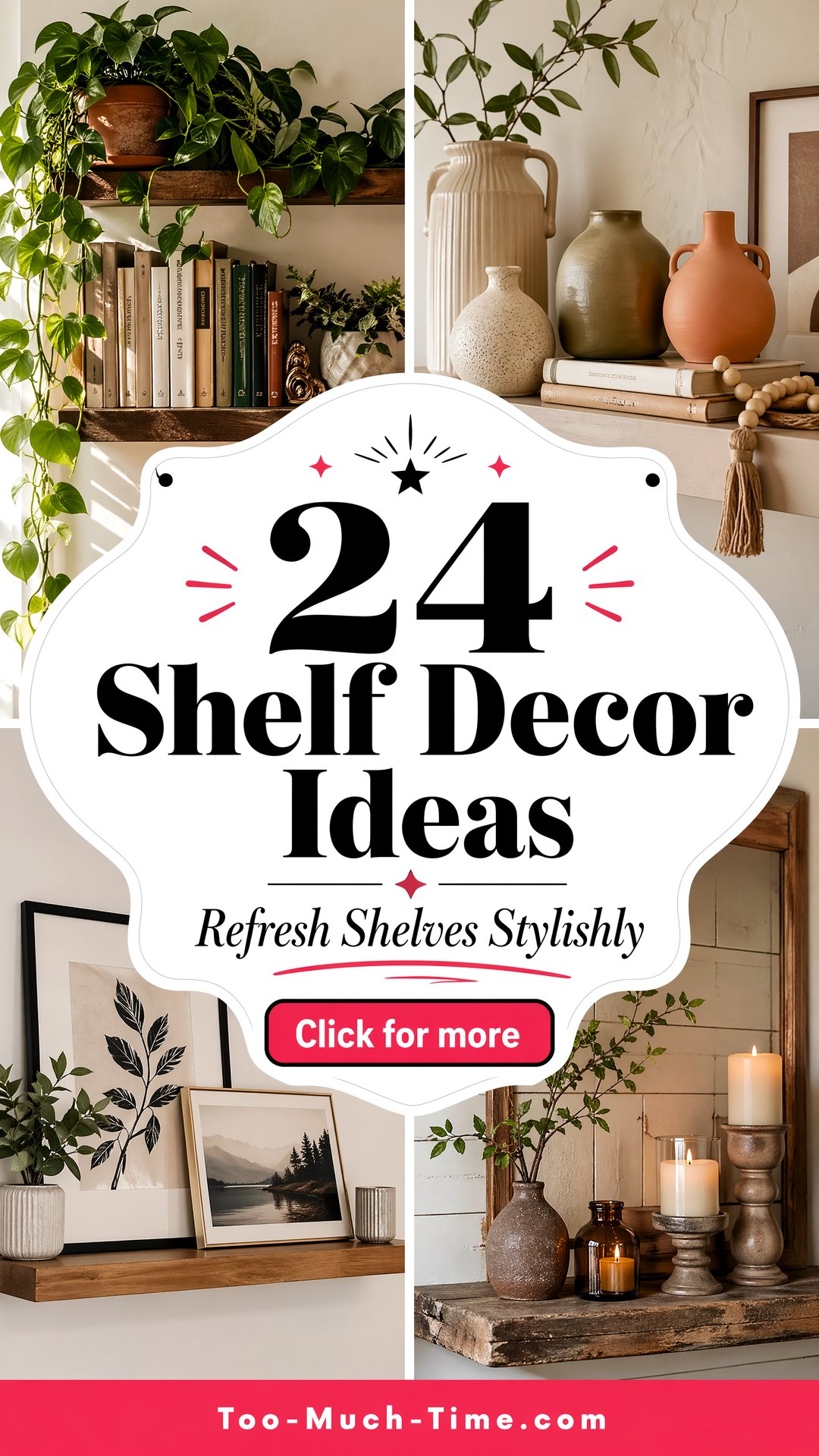 24 Shelf Decor Ideas to Refresh Shelves Stylishly Today - 24 Shelf Decor Ideas to Refresh Shelves Stylishly Today