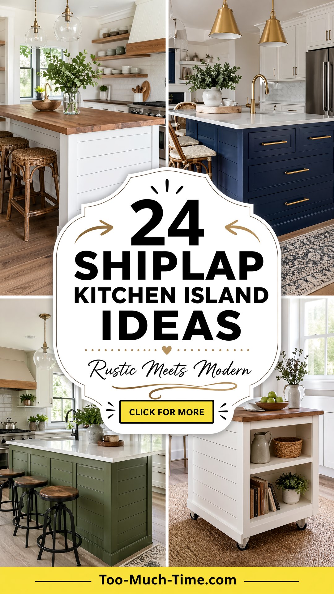 24 Shiplap Kitchen Island Ideas in Stylish Layouts - 24 Shiplap Kitchen Island Ideas in Stylish Layouts