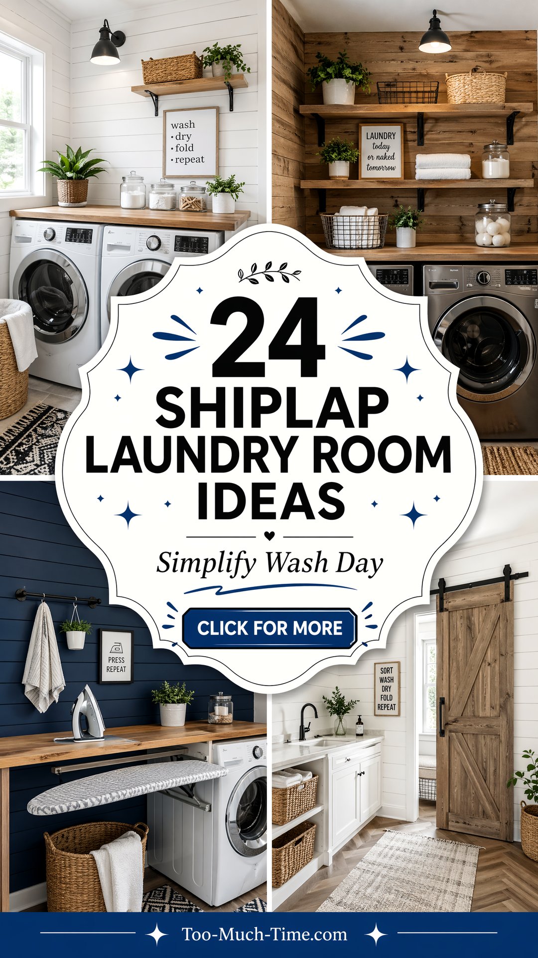 24 Shiplap Laundry Room Ideas for Easy Weekly Loads - 24 Shiplap Laundry Room Ideas for Easy Weekly Loads