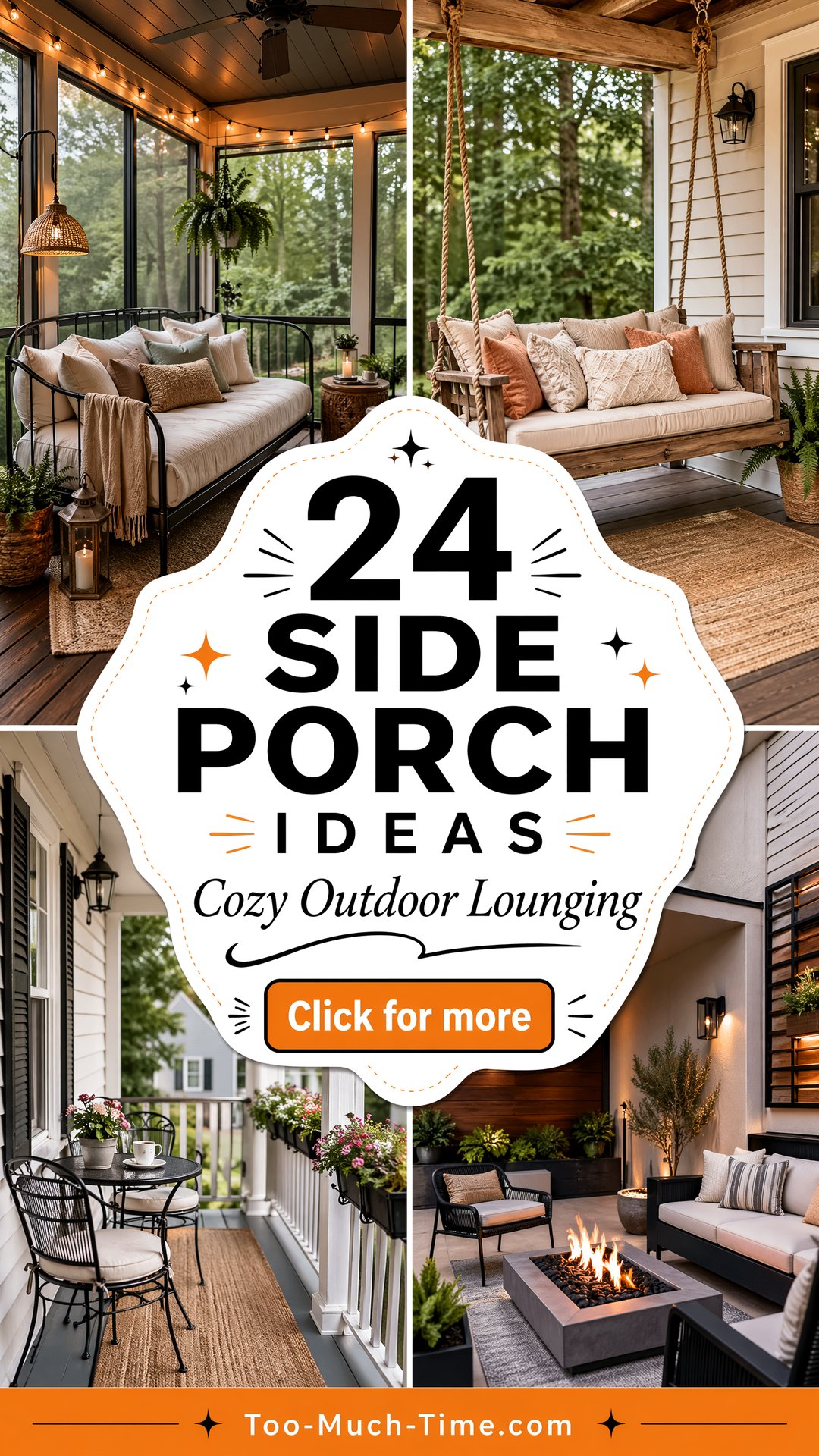 24 Side Porch Ideas for Cozy Outdoor Lounging At Home - 24 Side Porch Ideas for Cozy Outdoor Lounging At Home