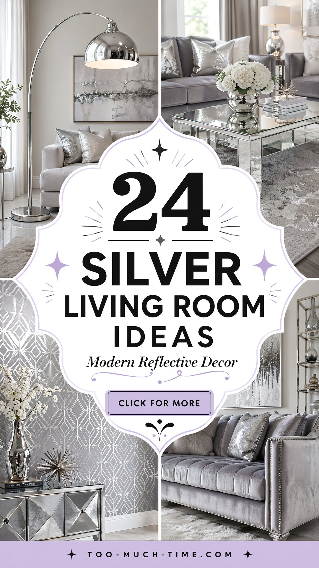 24 Silver Living Room Ideas for Modern Reflective Decor - 24 Silver Living Room Ideas for Modern Reflective Decor