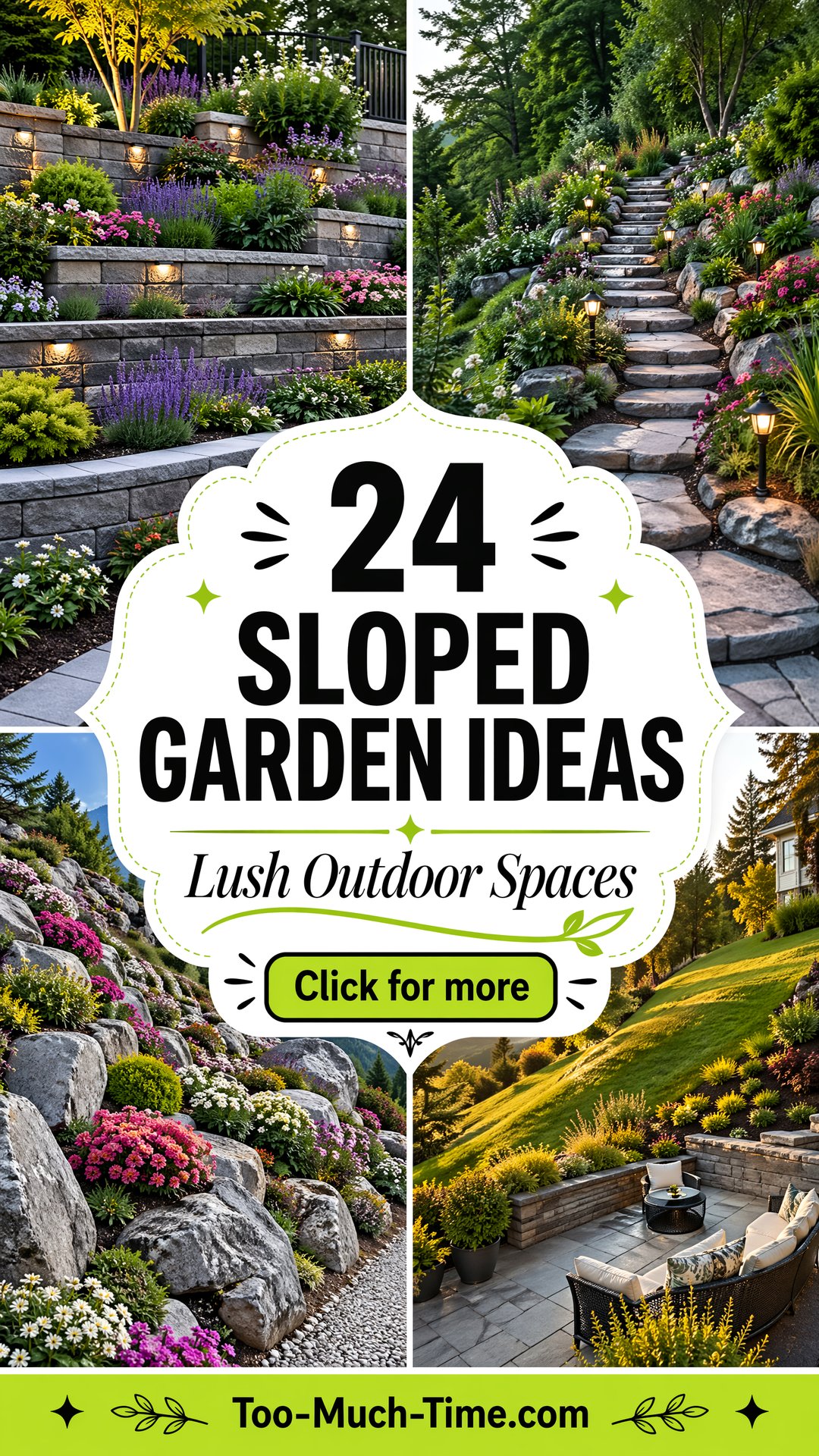 24 Sloped Garden Ideas for Lush Outdoor Spaces At Home - 24 Sloped Garden Ideas for Lush Outdoor Spaces At Home