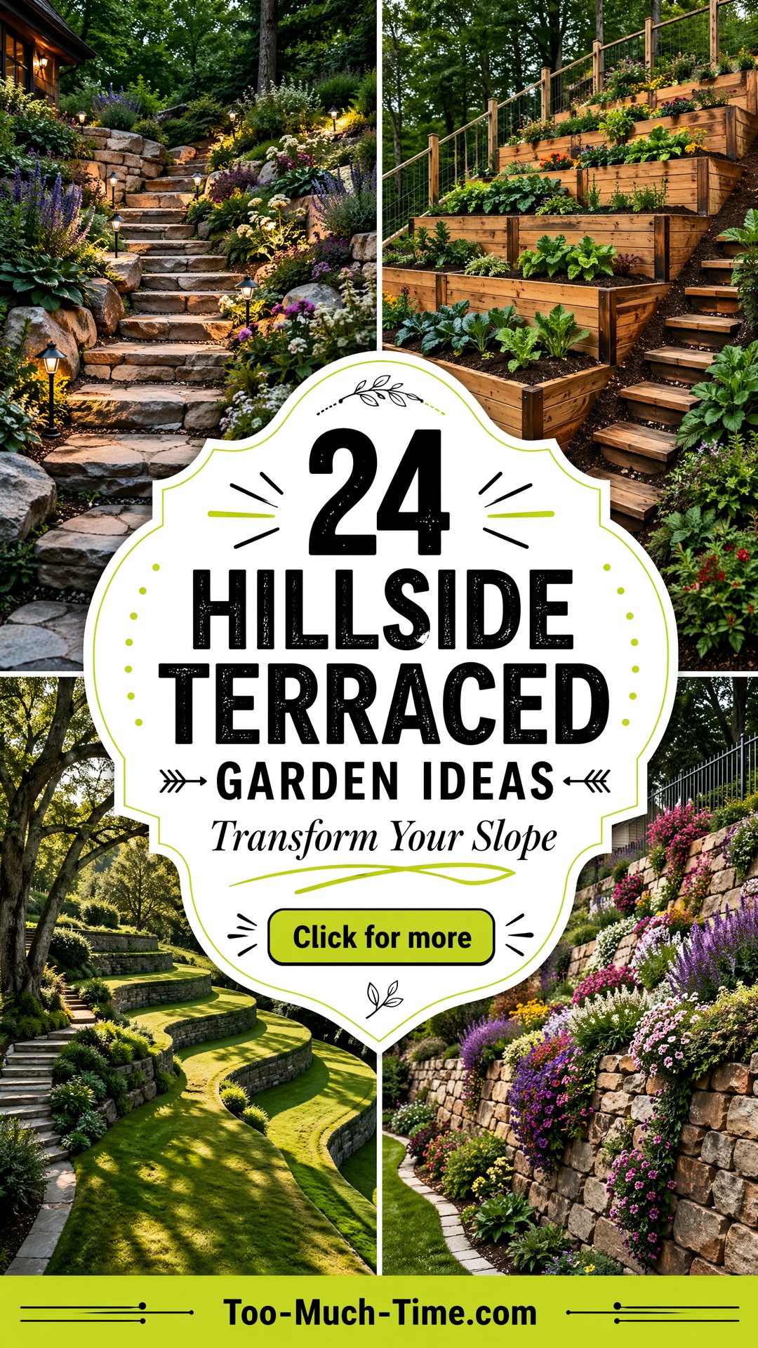 24 Slopeside Ideas 24 Hillside Terraced Garden Ideas - 24 Slopeside Ideas: 24 Hillside Terraced Garden Ideas