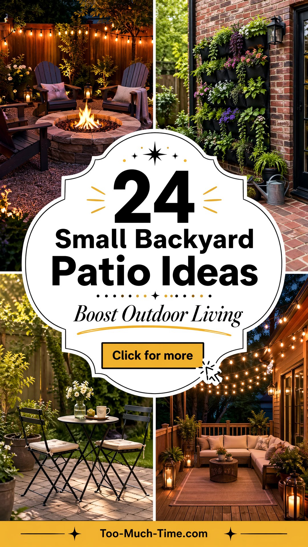 24 Small Backyard Patio Ideas to Boost Outdoor Living - 24 Small Backyard Patio Ideas to Boost Outdoor Living