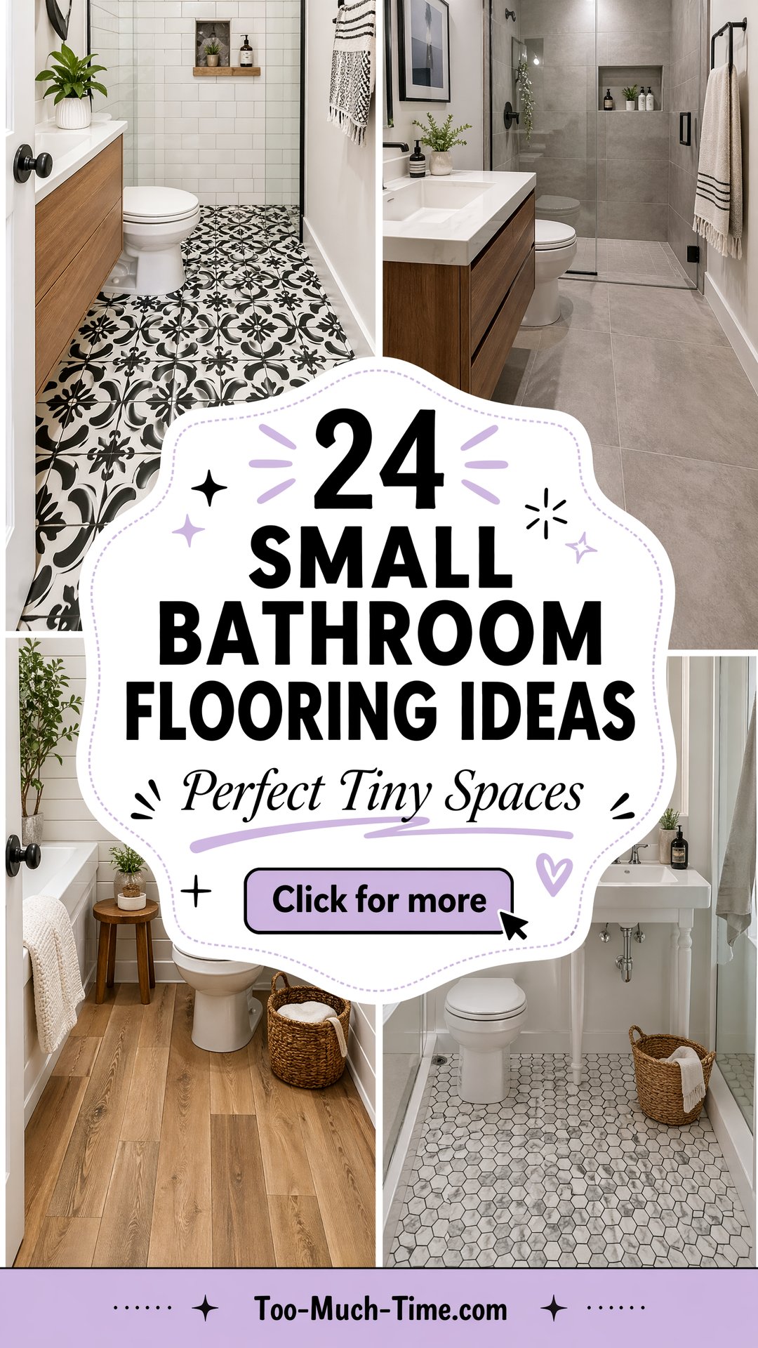 24 Small Bathroom Flooring Ideas for Tiny Spaces Today - 24 Small Bathroom Flooring Ideas for Tiny Spaces Today
