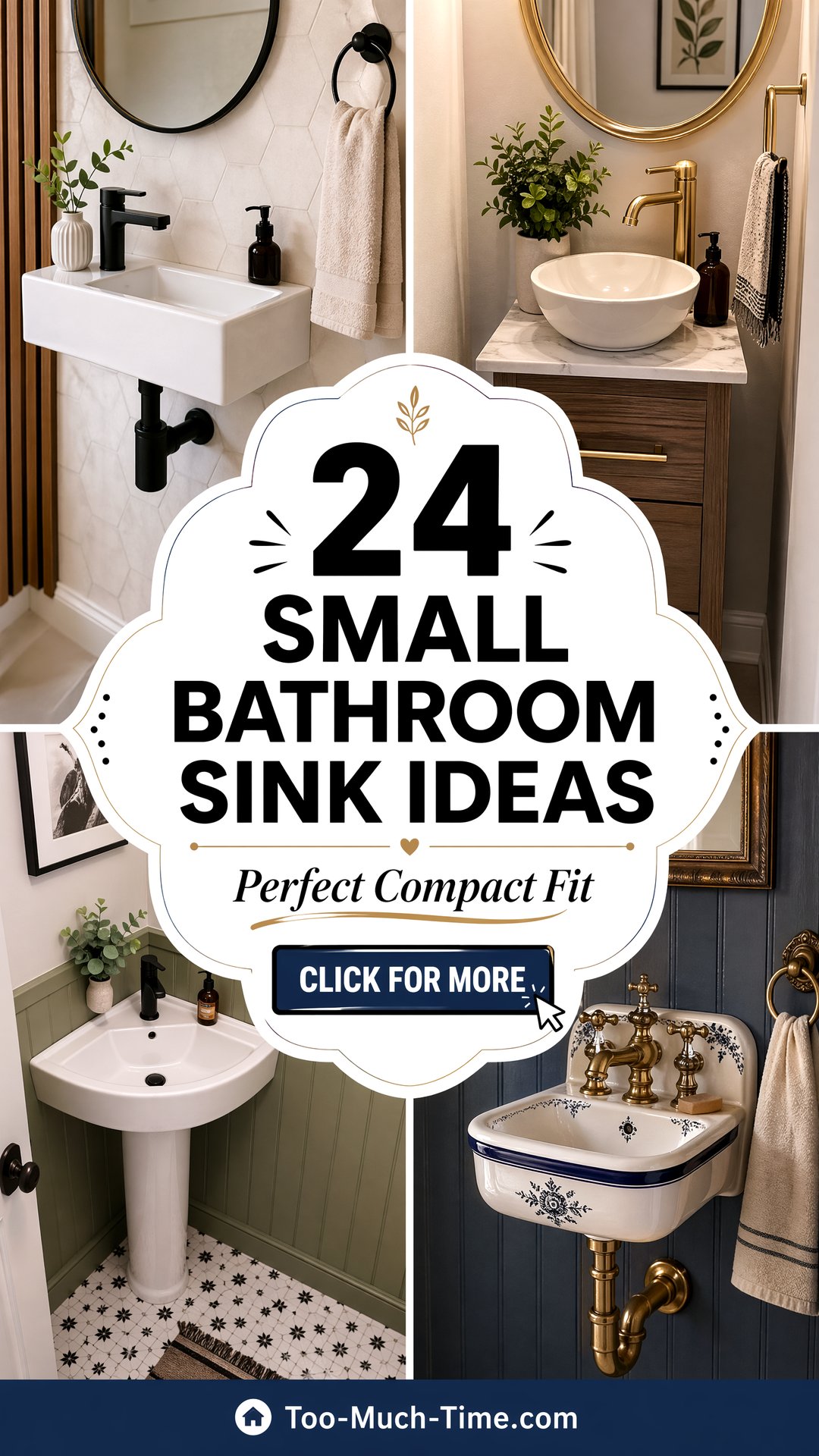 24 Small Bathroom Sink Ideas for Compact Vanities Today - 24 Small Bathroom Sink Ideas for Compact Vanities Today