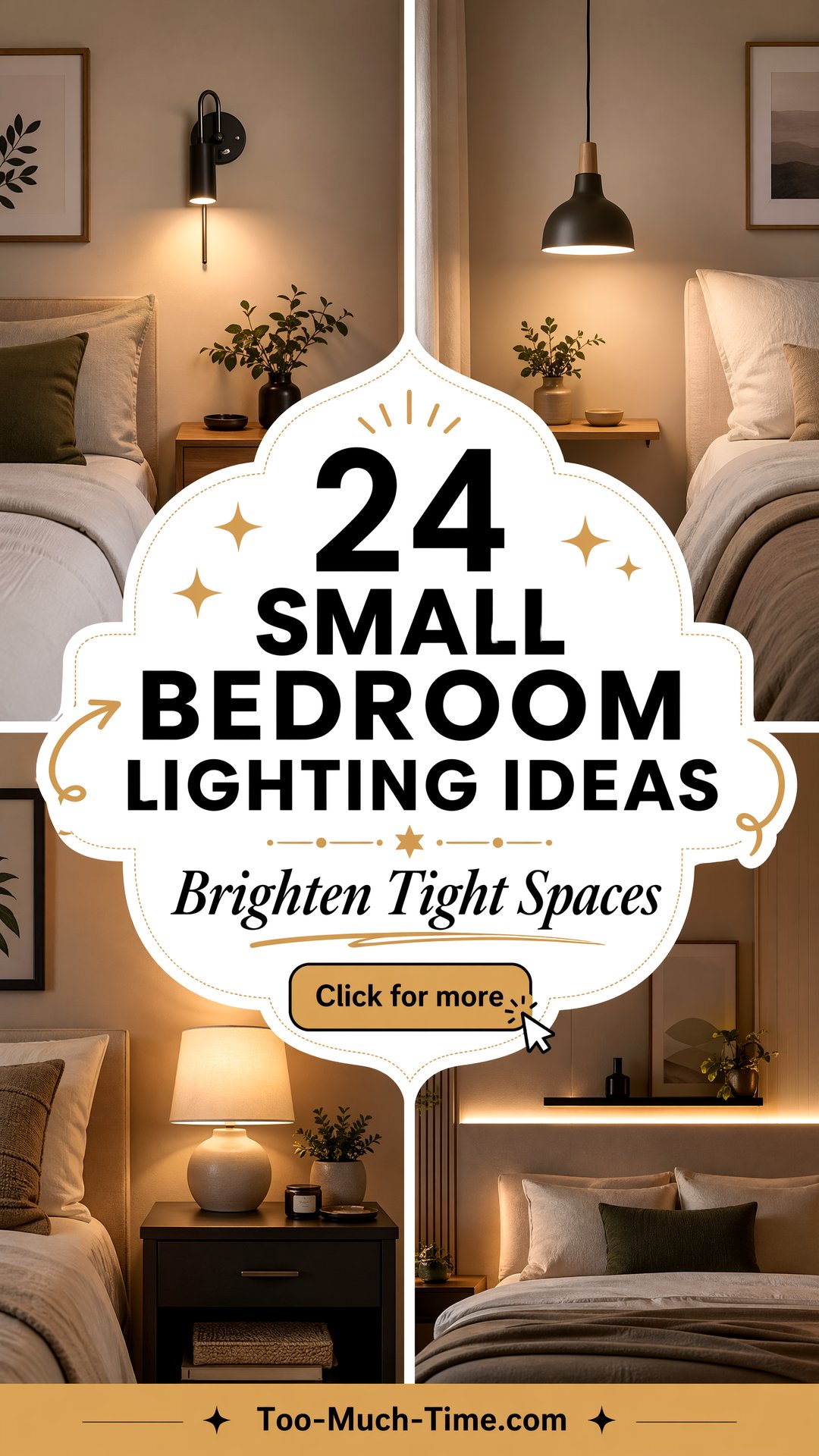 24 Small Bedroom Lighting Ideas Brighten Tight Spaces - 24 Small Bedroom Lighting Ideas Brighten Tight Spaces