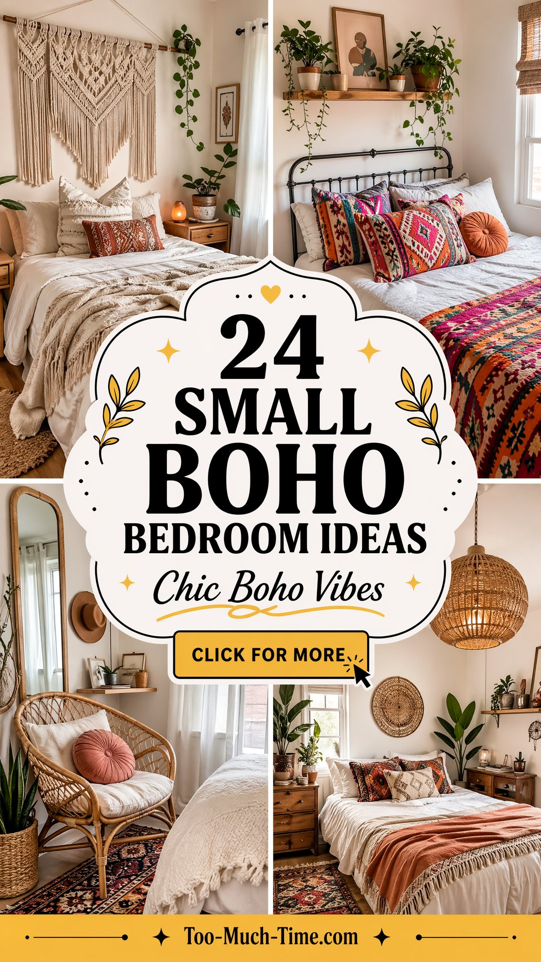 24 Small Boho Bedroom Ideas for Chic Cozy Spaces Now - 24 Small Boho Bedroom Ideas for Chic Cozy Spaces Now