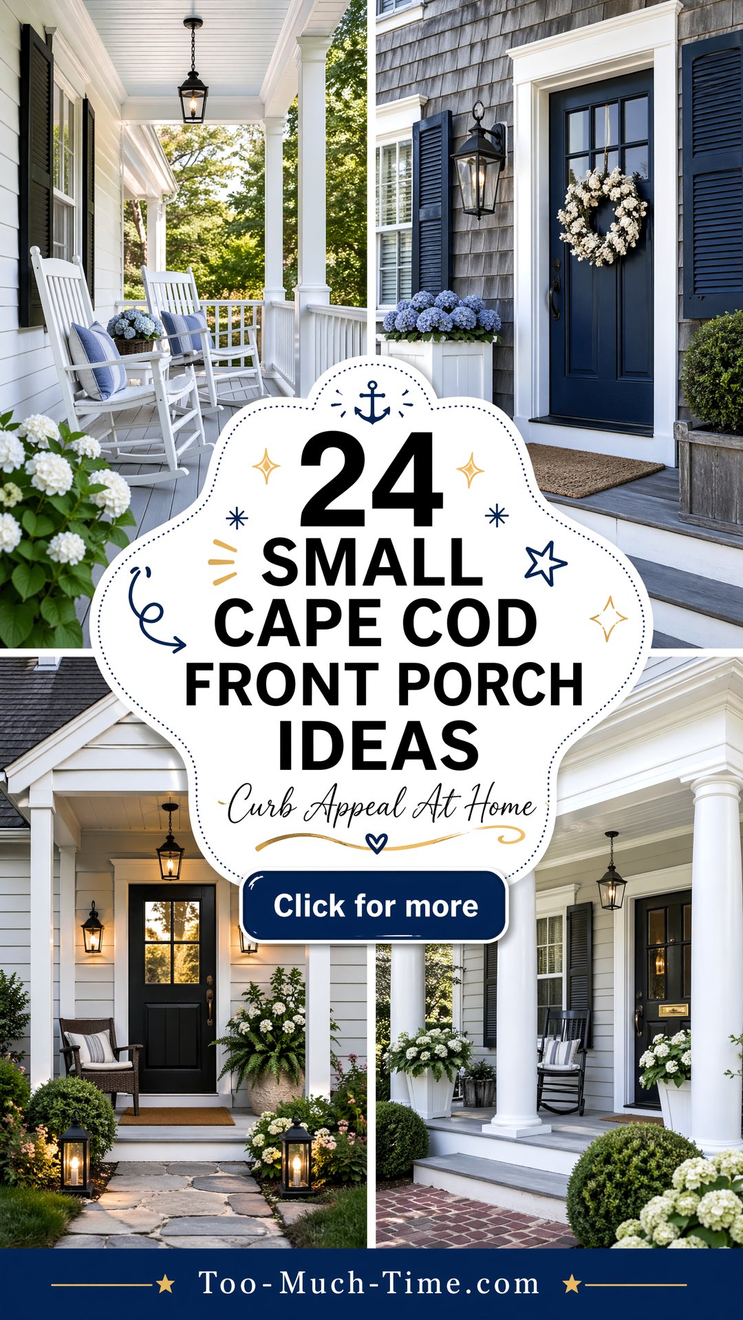 24 Small Cape Cod Front Porch Ideas for Curb Appeal At Home - 24 Small Cape Cod Front Porch Ideas for Curb Appeal At Home