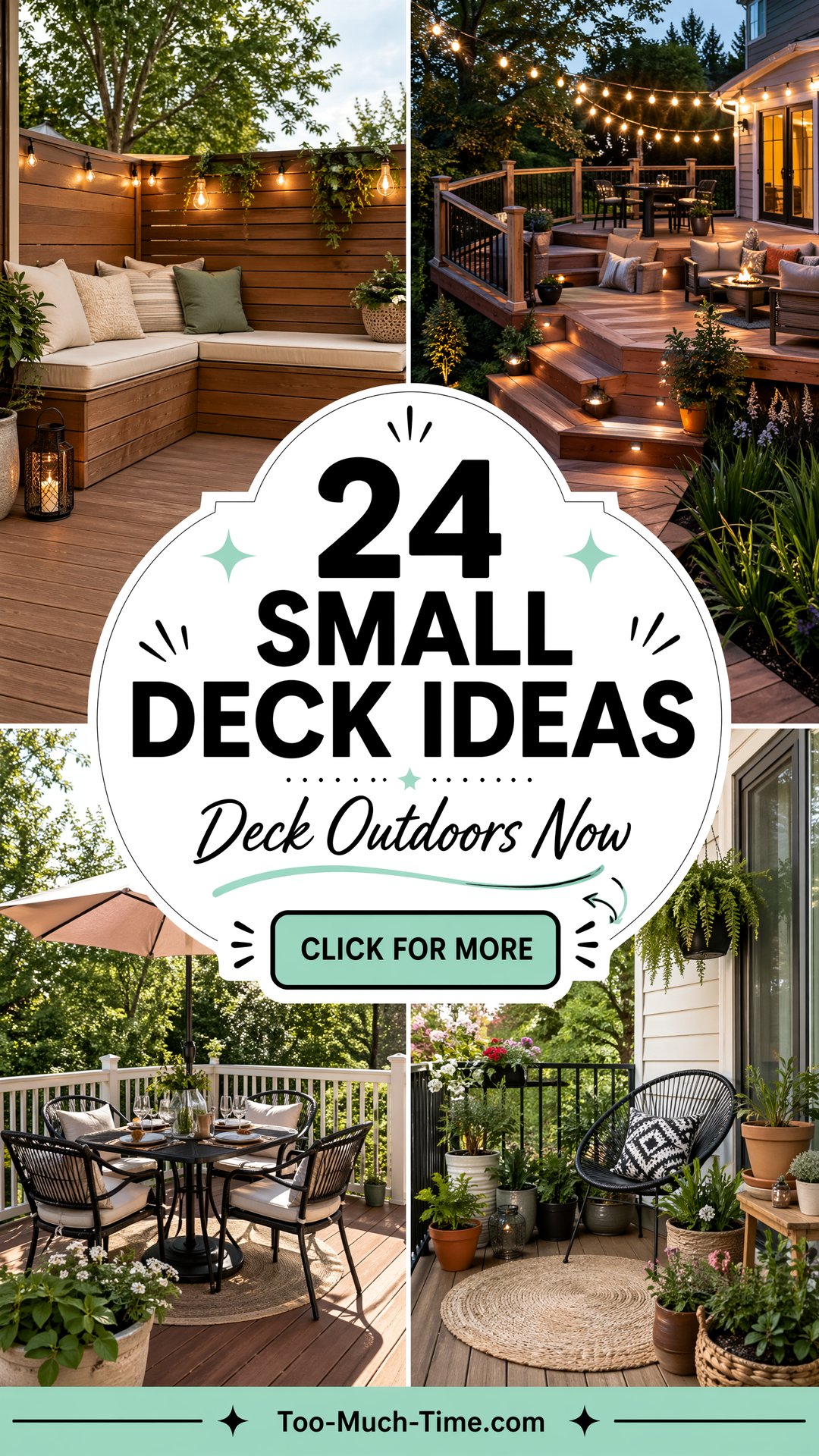 24 Small Deck Ideas for Entertaining and Relaxation - 24 Small Deck Ideas for Entertaining and Relaxation