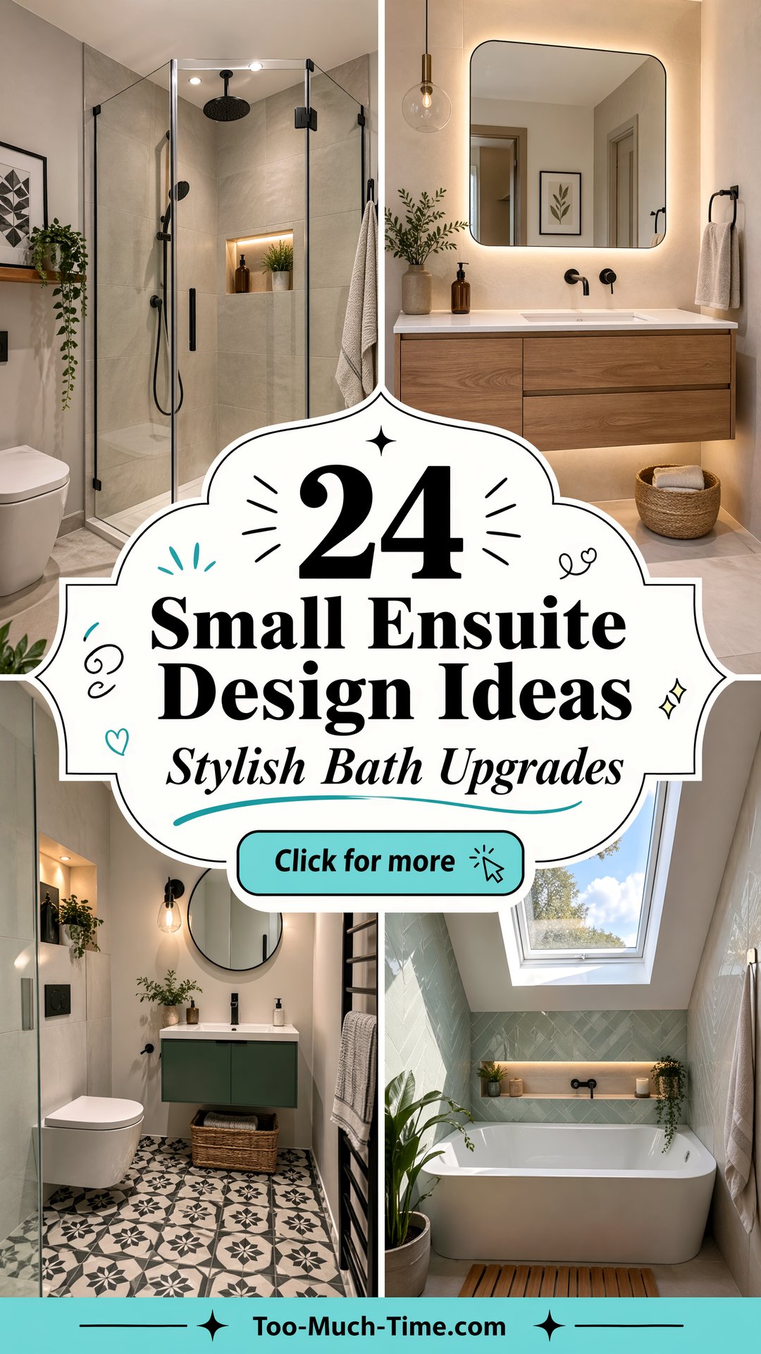 24 Small Ensuite Design Ideas for Stylish Bath Upgrades - 24 Small Ensuite Design Ideas for Stylish Bath Upgrades