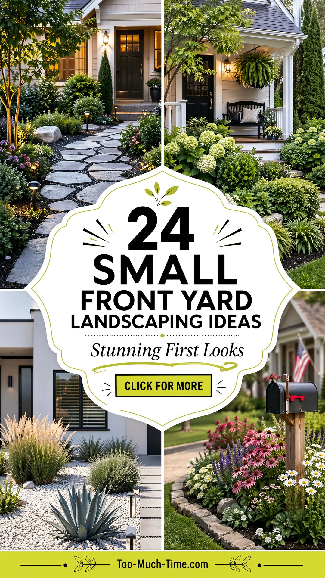 24 Small Front Yard Landscaping Ideas for Curb Appeal - 24 Small Front Yard Landscaping Ideas for Curb Appeal
