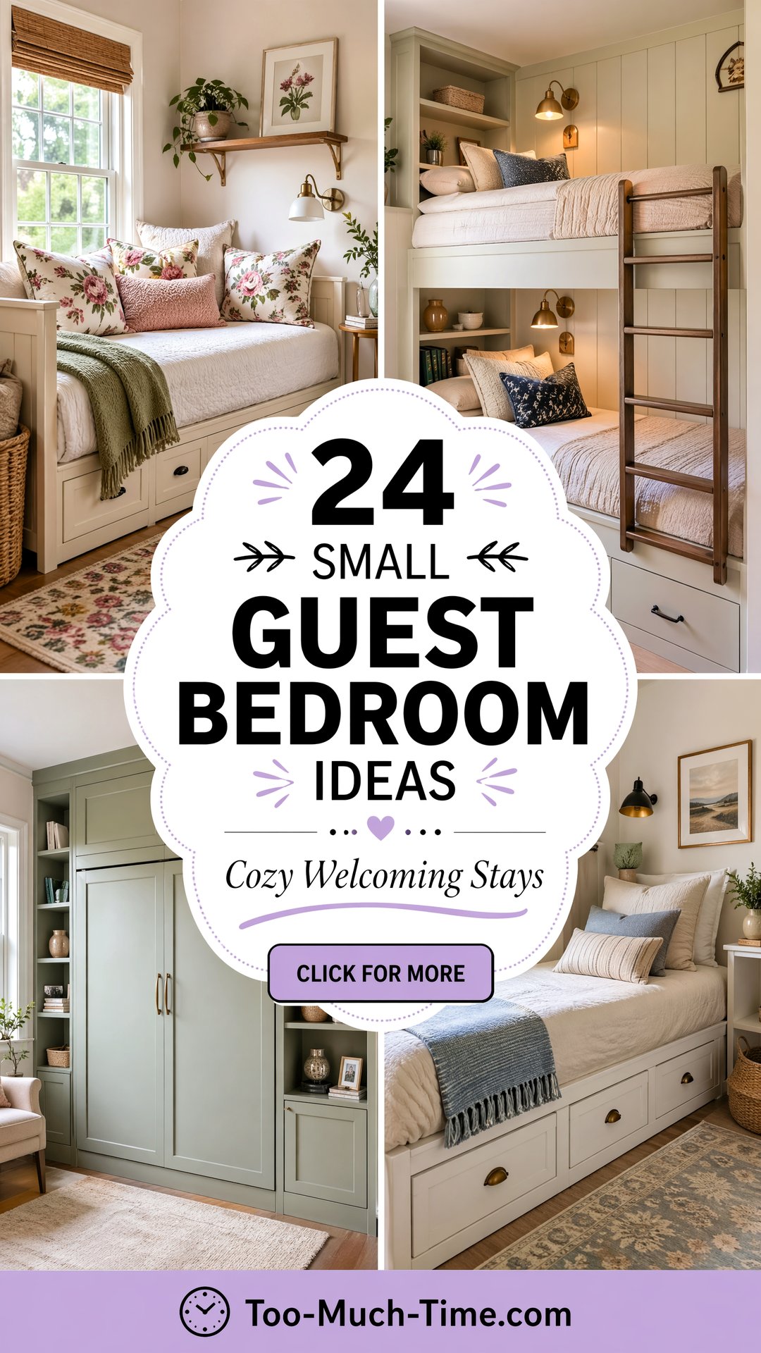 24 Small Guest Bedroom Ideas for Cozy Welcoming Stays - 24 Small Guest Bedroom Ideas for Cozy, Welcoming Stays