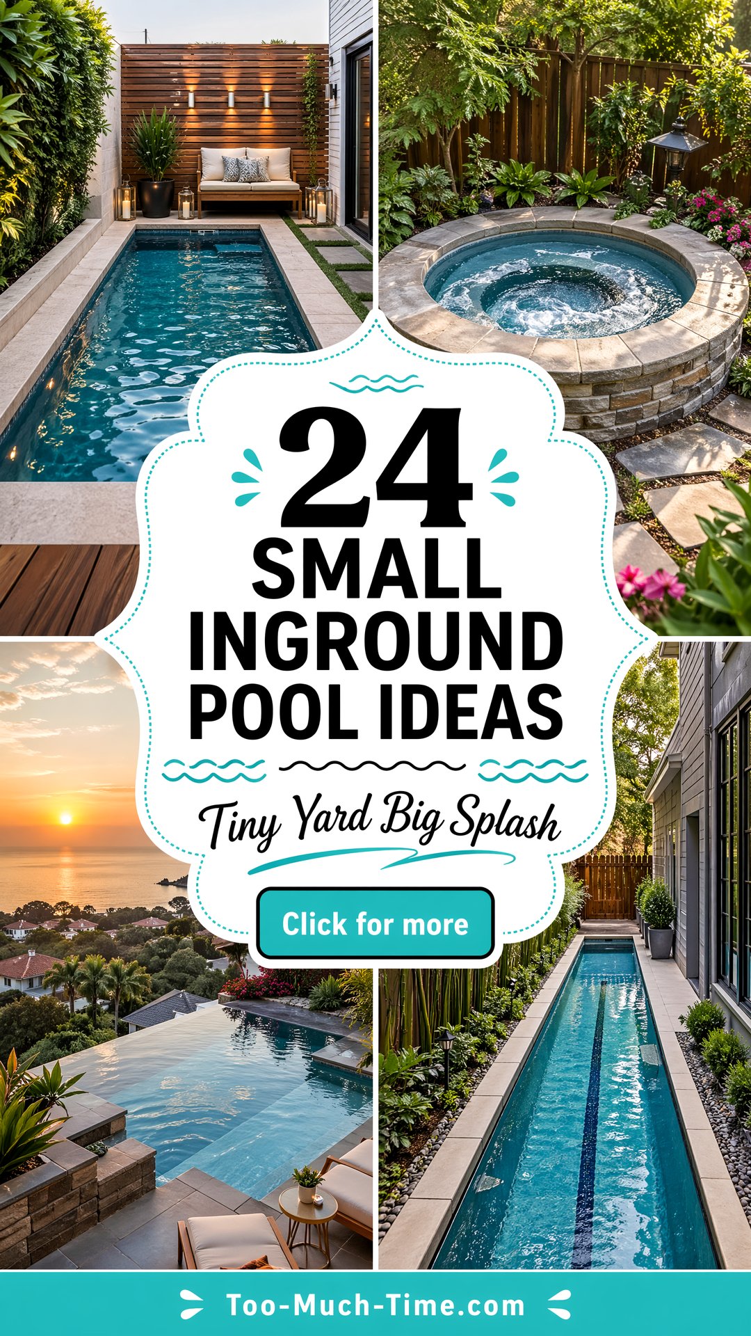 24 Small Inground Pool Ideas Ideas for Small Yards - 24 Small Inground Pool Ideas: Ideas for Small Yards