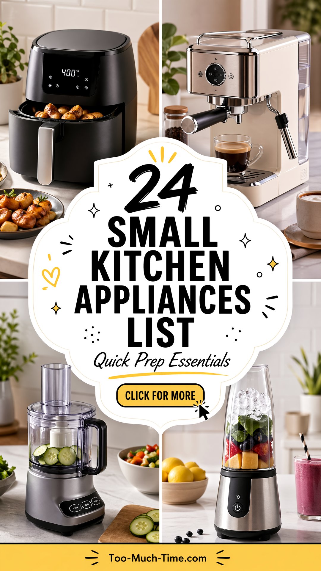 24 Small Kitchen Appliances List for Quick Planning - 24 Small Kitchen Appliances List for Quick Planning