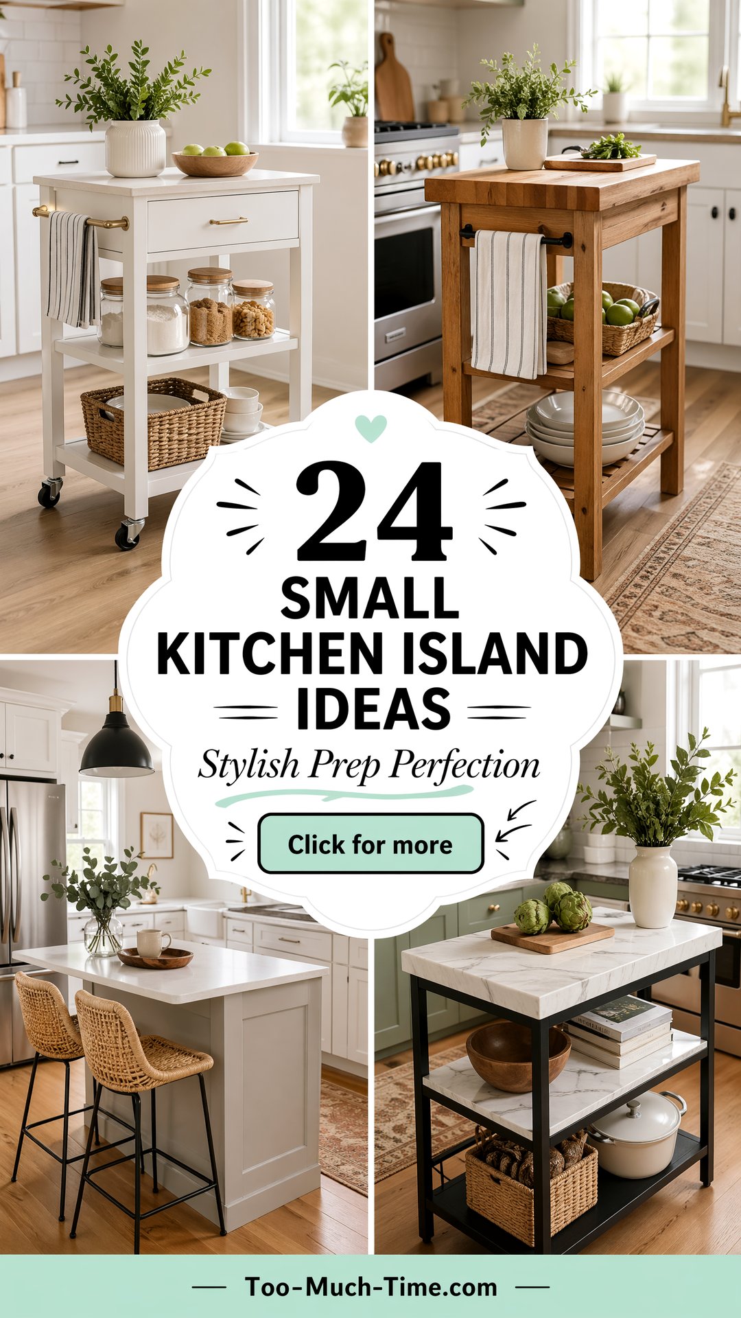 24 Small Kitchen Island Ideas for Stylish Prep Tips - 24 Small Kitchen Island Ideas for Stylish Prep Tips