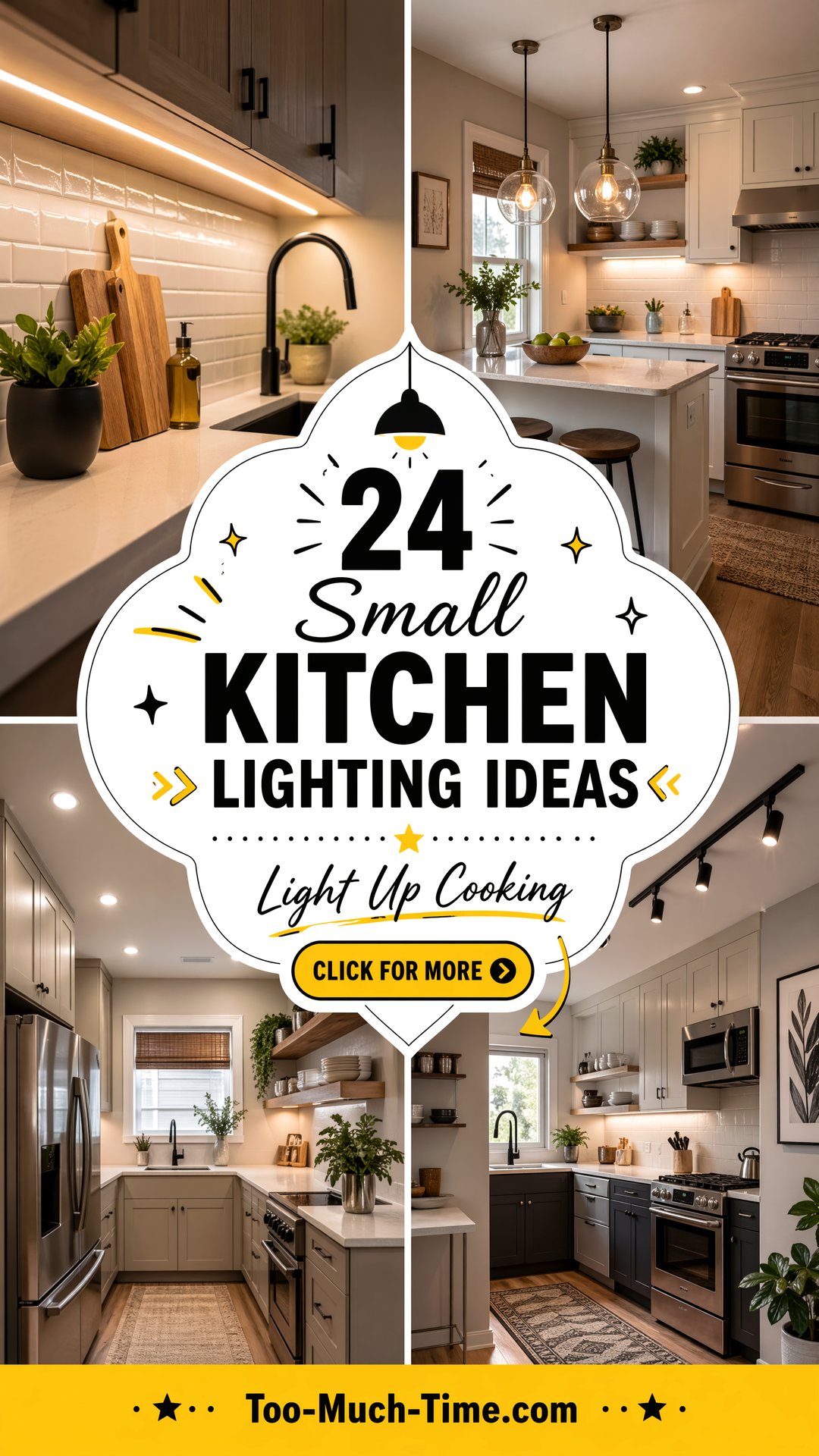 24 Small Kitchen Lighting Ideas for Bright Kitchens - 24 Small Kitchen Lighting Ideas for Bright Kitchens
