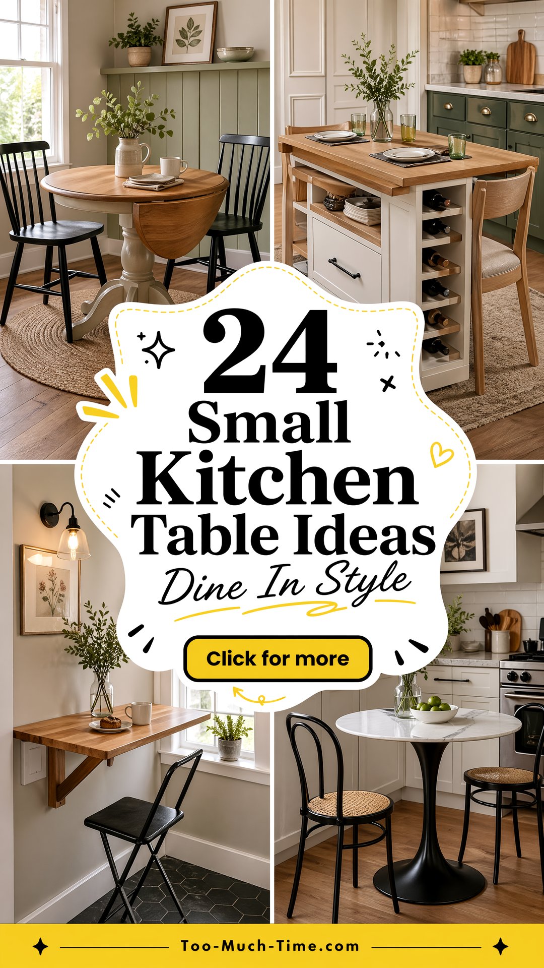 24 Small Kitchen Table Ideas for Compact Dining - 24 Small Kitchen Table Ideas for Compact Dining