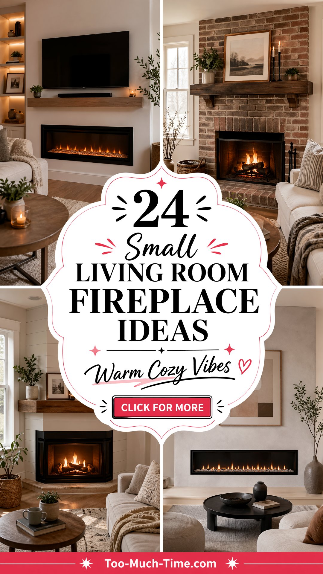 24 Small Living Room Fireplace Ideas Cozy Design Ideas - 24 Small Living Room Fireplace Ideas: Cozy Design Ideas