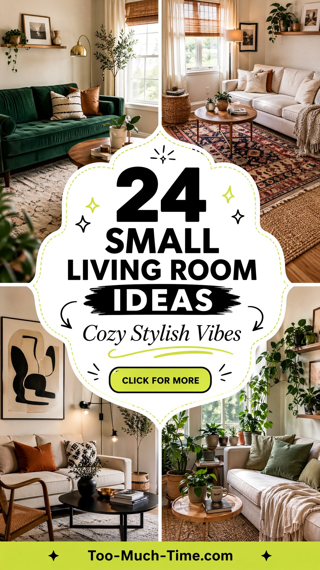24 Small Living Room Ideas for Cozy Stylish Spaces - 24 Small Living Room Ideas for Cozy, Stylish Spaces