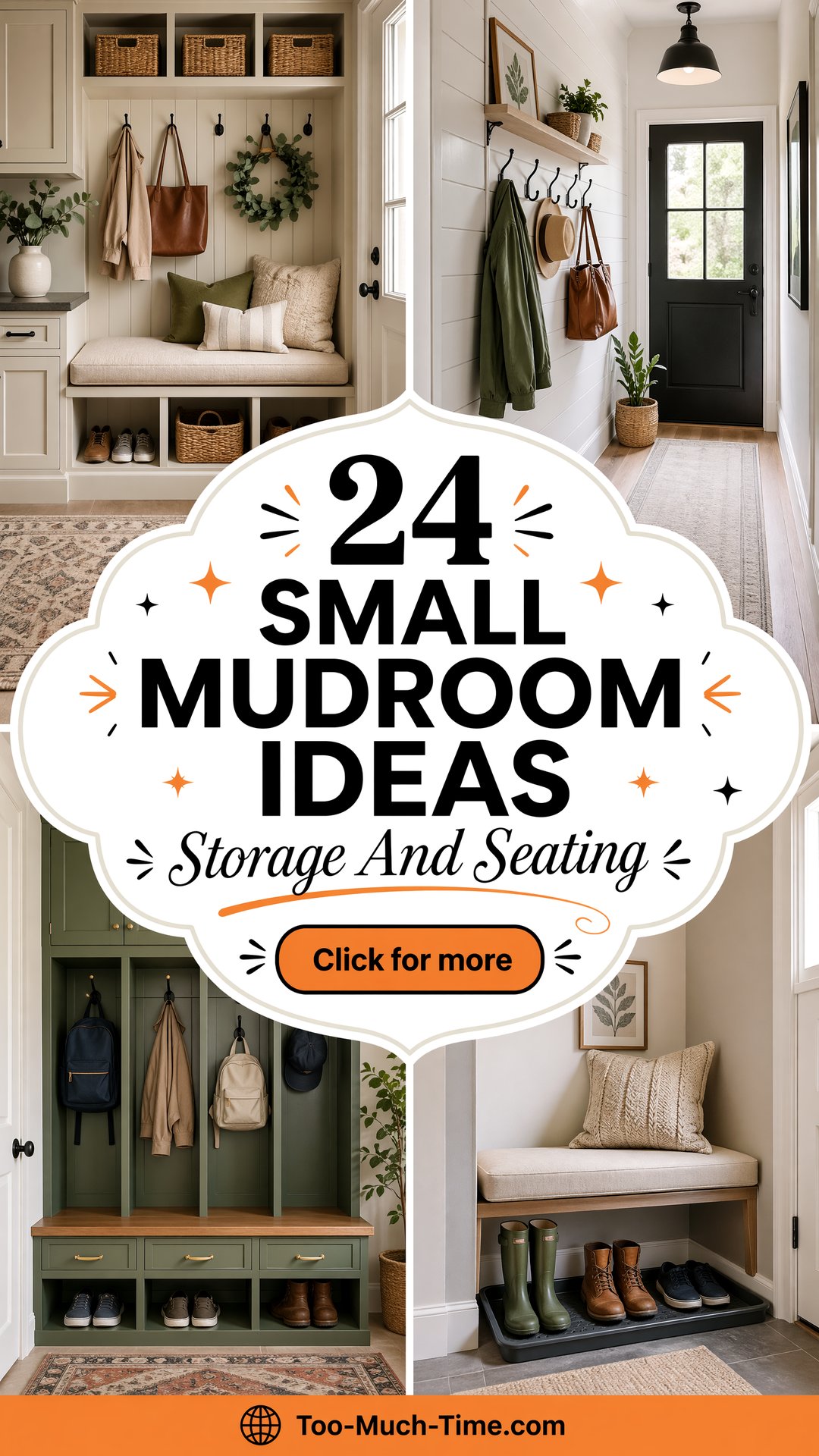 24 Small Mudroom Ideas Great Storage and Seating Ideas - 24 Small Mudroom Ideas: Great Storage and Seating Ideas