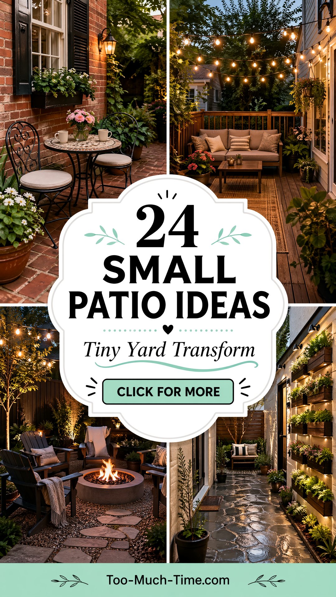 24 Small Patio Ideas Outdoor Spaces for Small Yards - 24 Small Patio Ideas: Outdoor Spaces for Small Yards