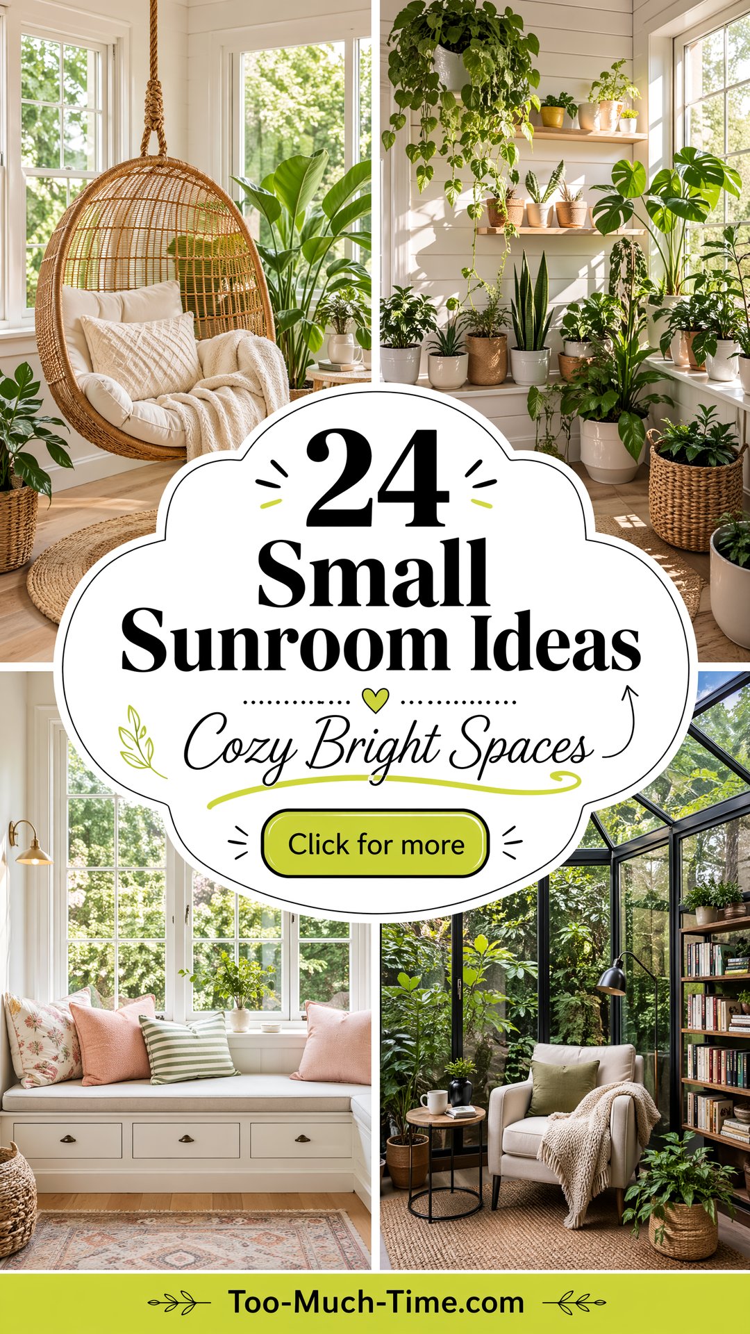 24 Small Sunroom Ideas to Suit Cozy Bright Spaces - 24 Small Sunroom Ideas to Suit Cozy, Bright Spaces