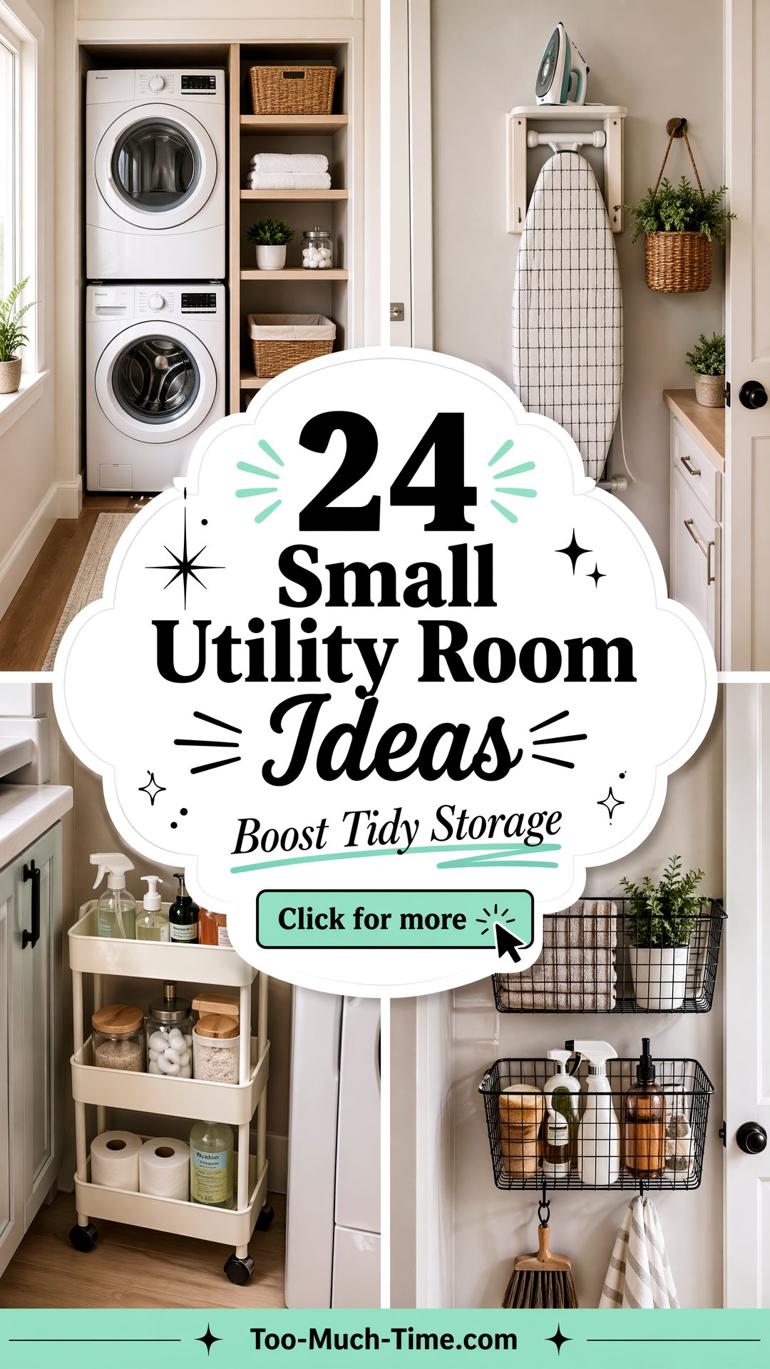 24 Small Utility Room Ideas to Boost Tidy Storage Space! - 24 Small Utility Room Ideas to Boost Tidy Storage Space!