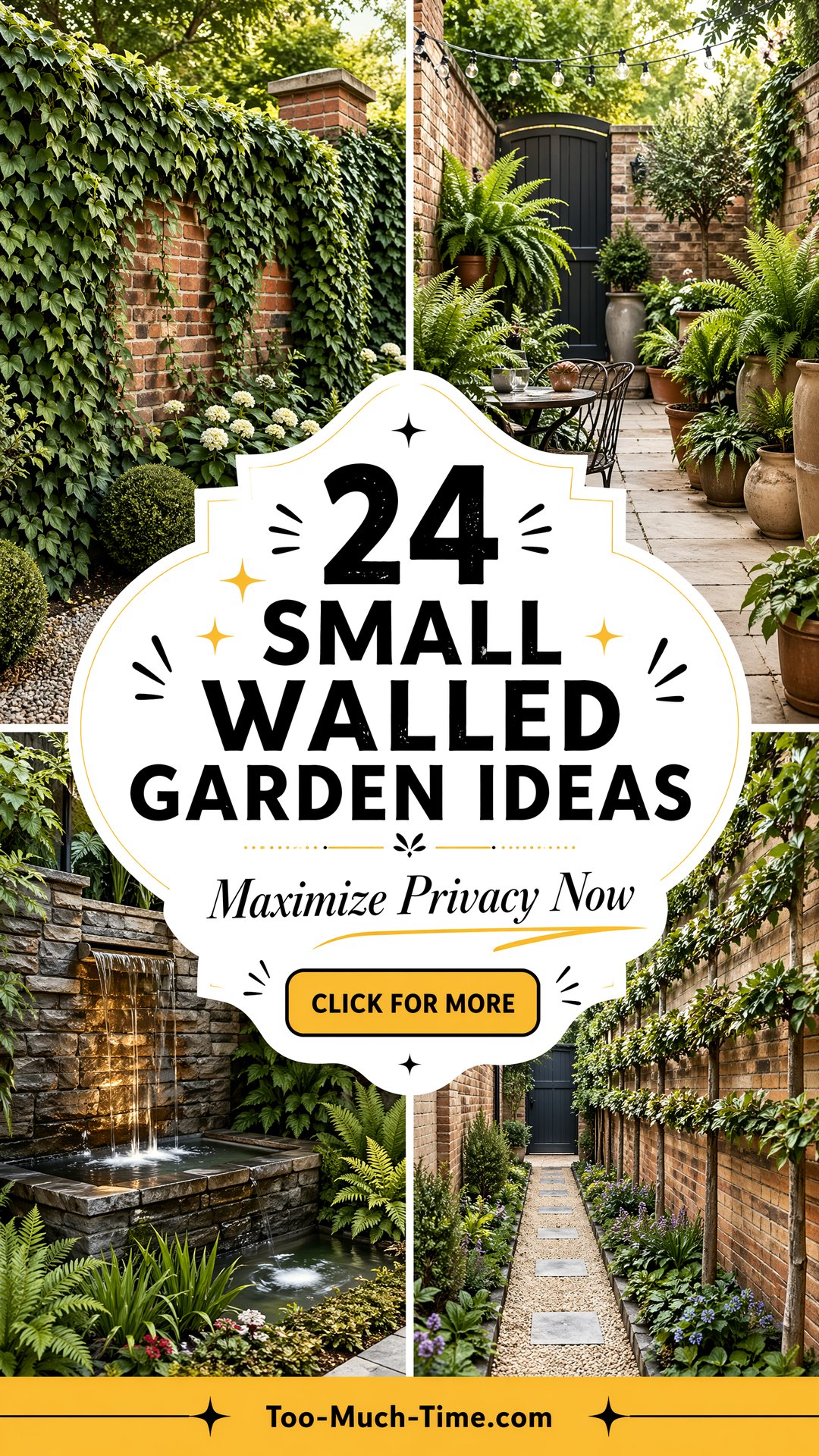 24 Small Walled Garden Ideas to Maximize Privacy Now - 24 Small Walled Garden Ideas to Maximize Privacy Now