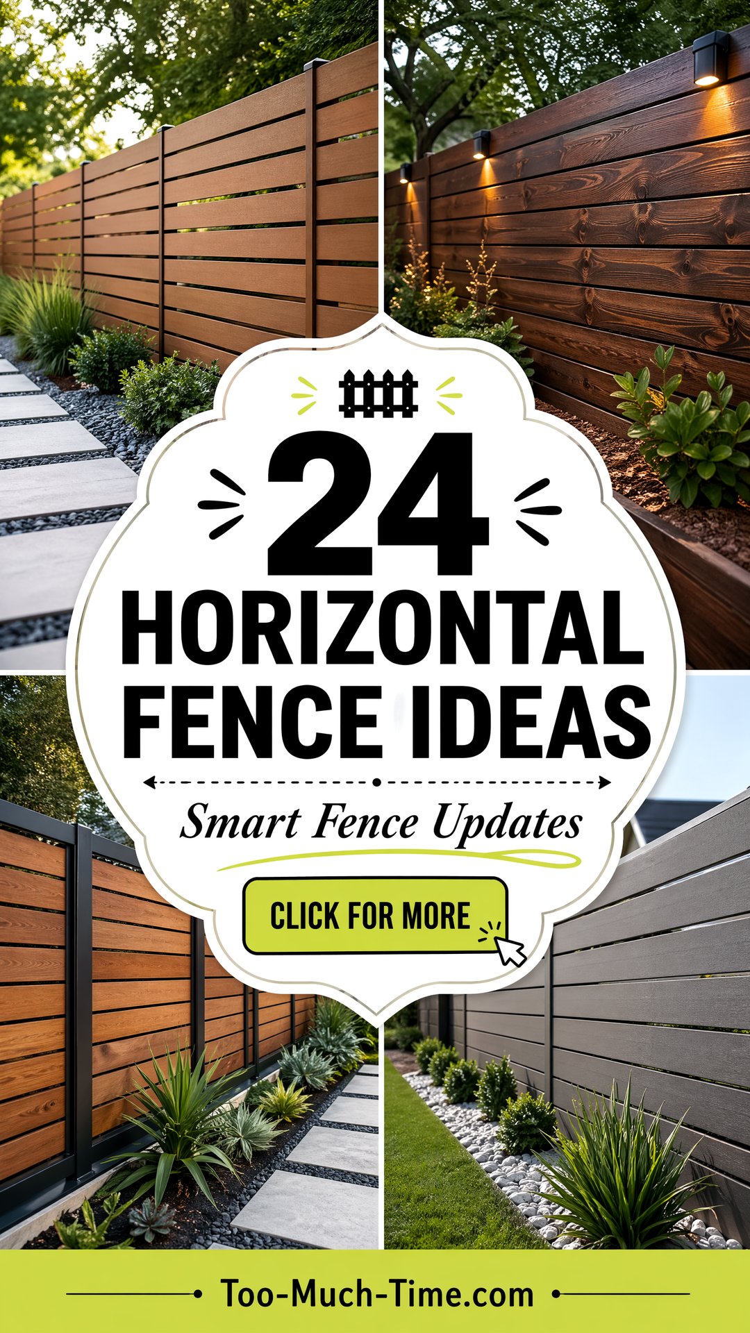 24 Smart Fence Updates 24 Horizontal Fence Ideas Now - 24 Smart Fence Updates: 24 Horizontal Fence Ideas Now