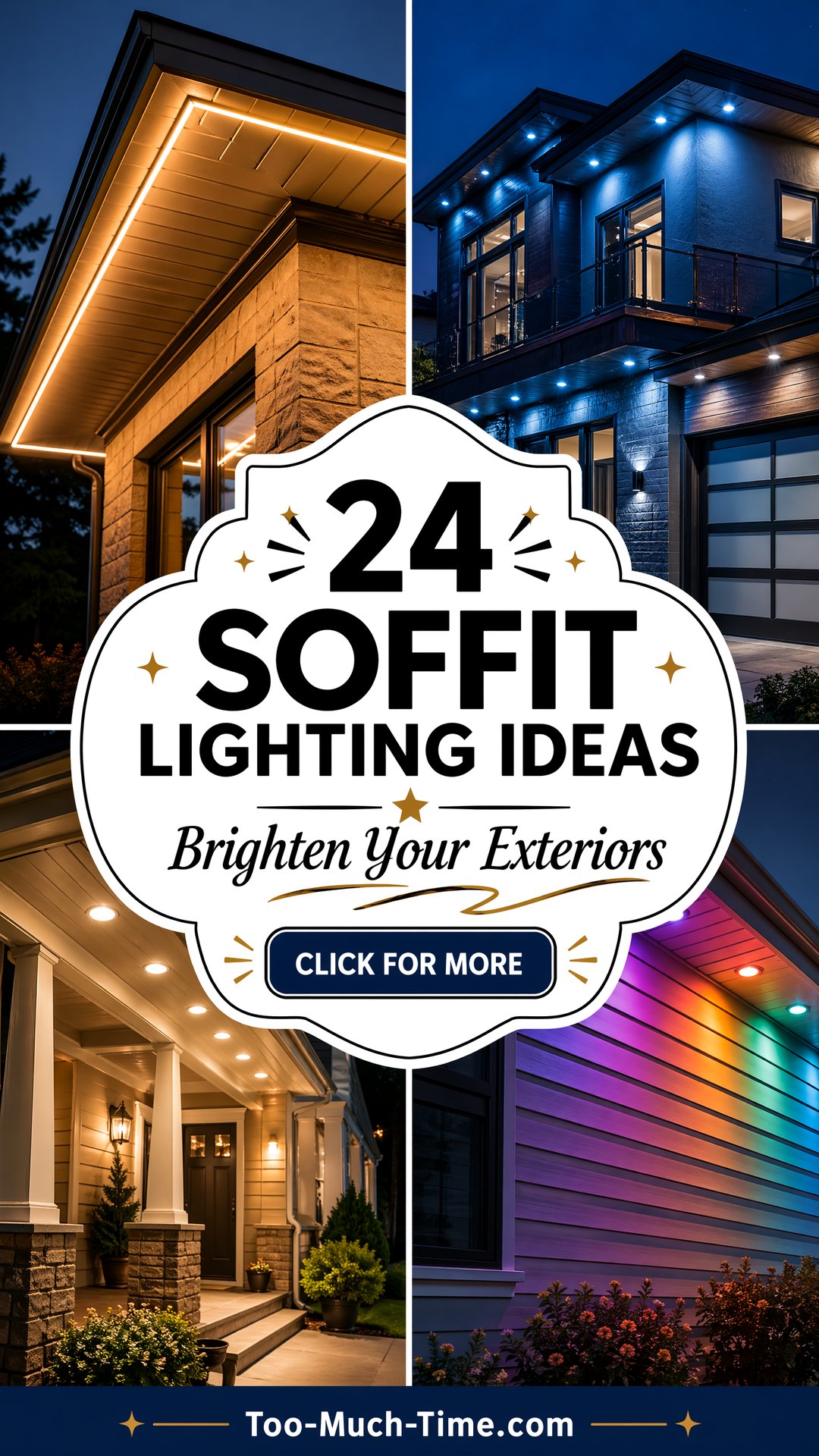 24 Soffit Lighting Ideas for Safer Brighter Exteriors - 24 Soffit Lighting Ideas for Safer, Brighter Exteriors
